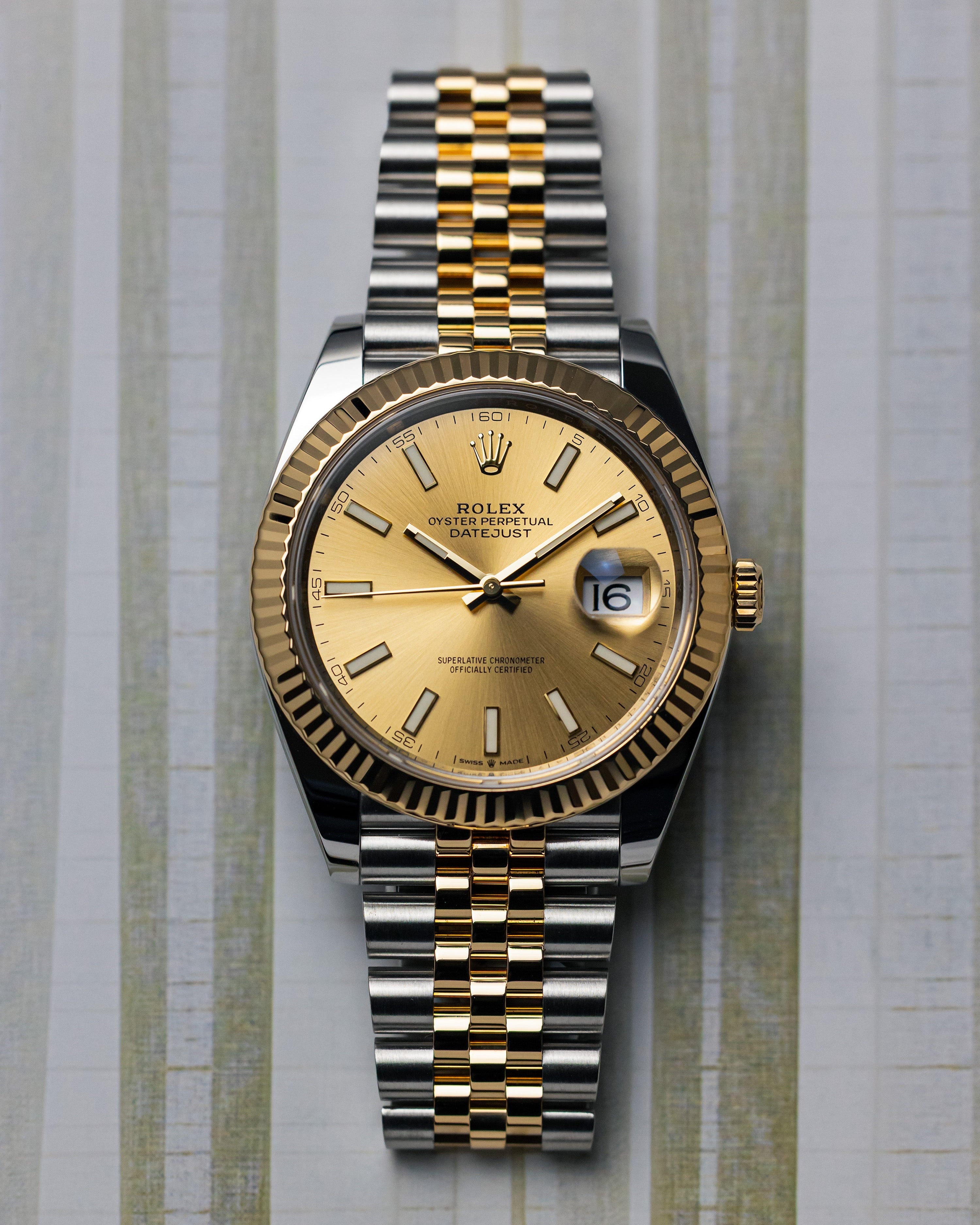 2021 Rolex Datejust 41 Two-tone Champagne Dial