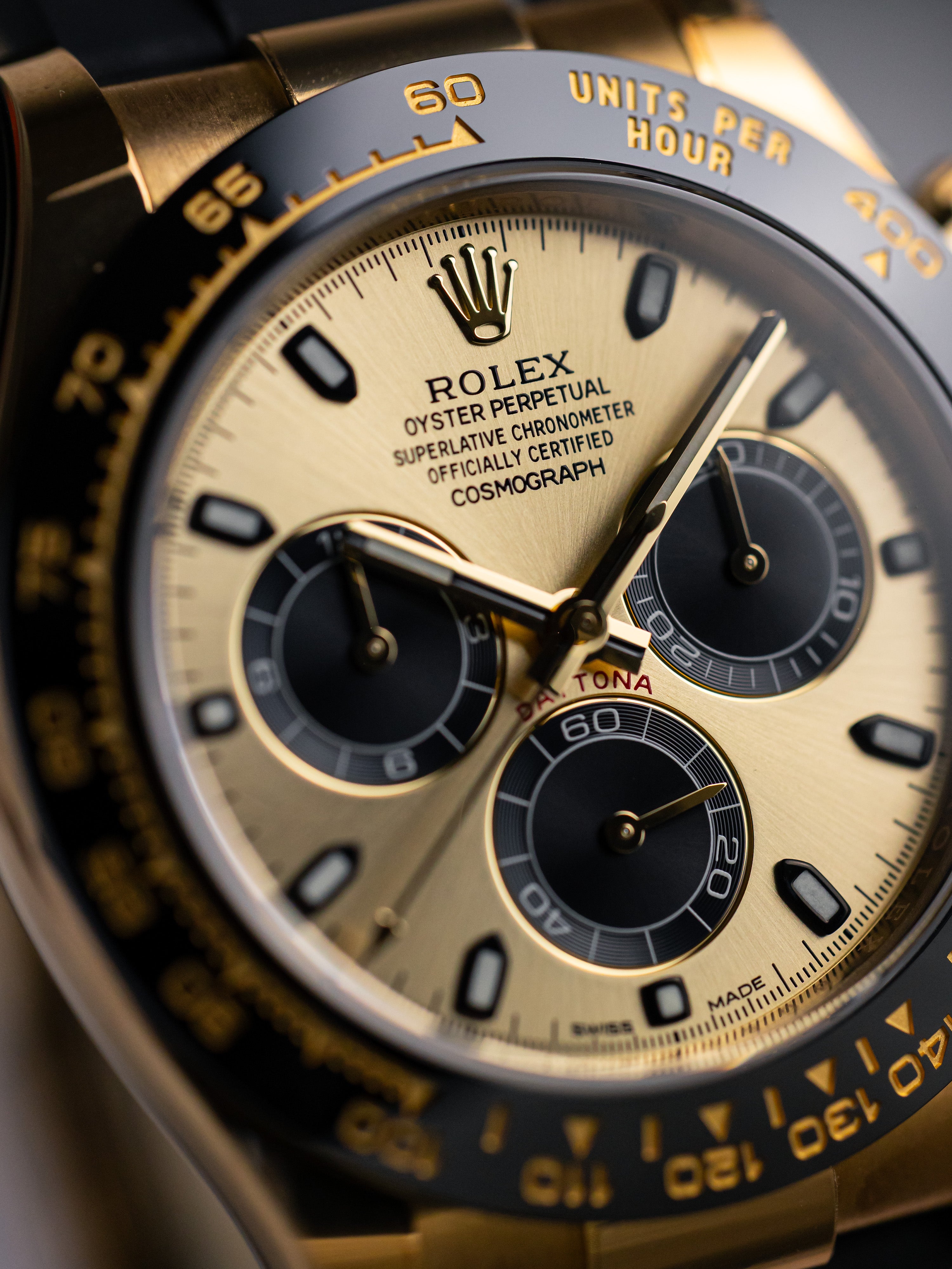 2023 Rolex Daytona Yellow Gold Oysterflex “Pikachu” (Discontinued)