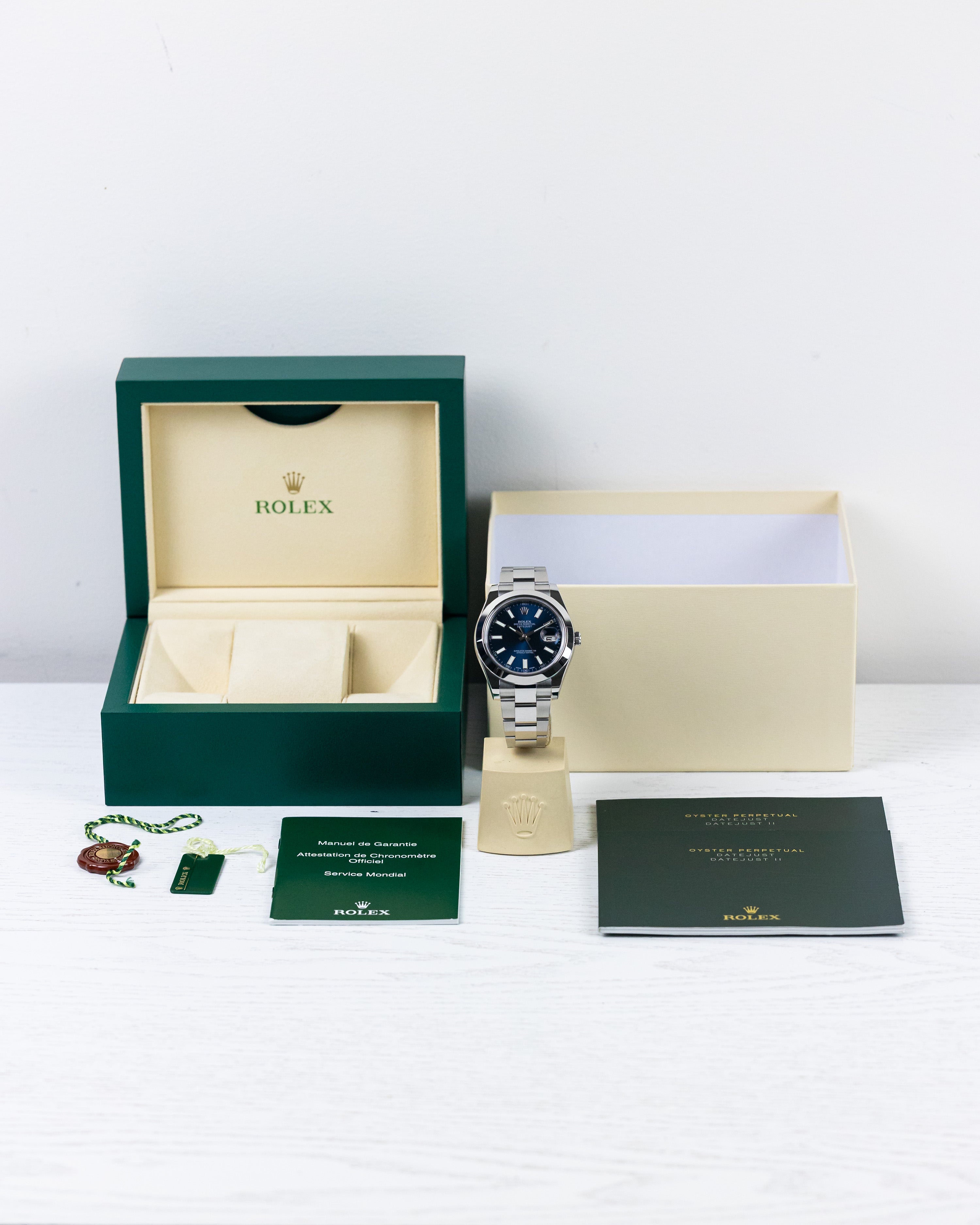 2015 Rolex Datejust II 41mm Blue Dial (Discontinued)