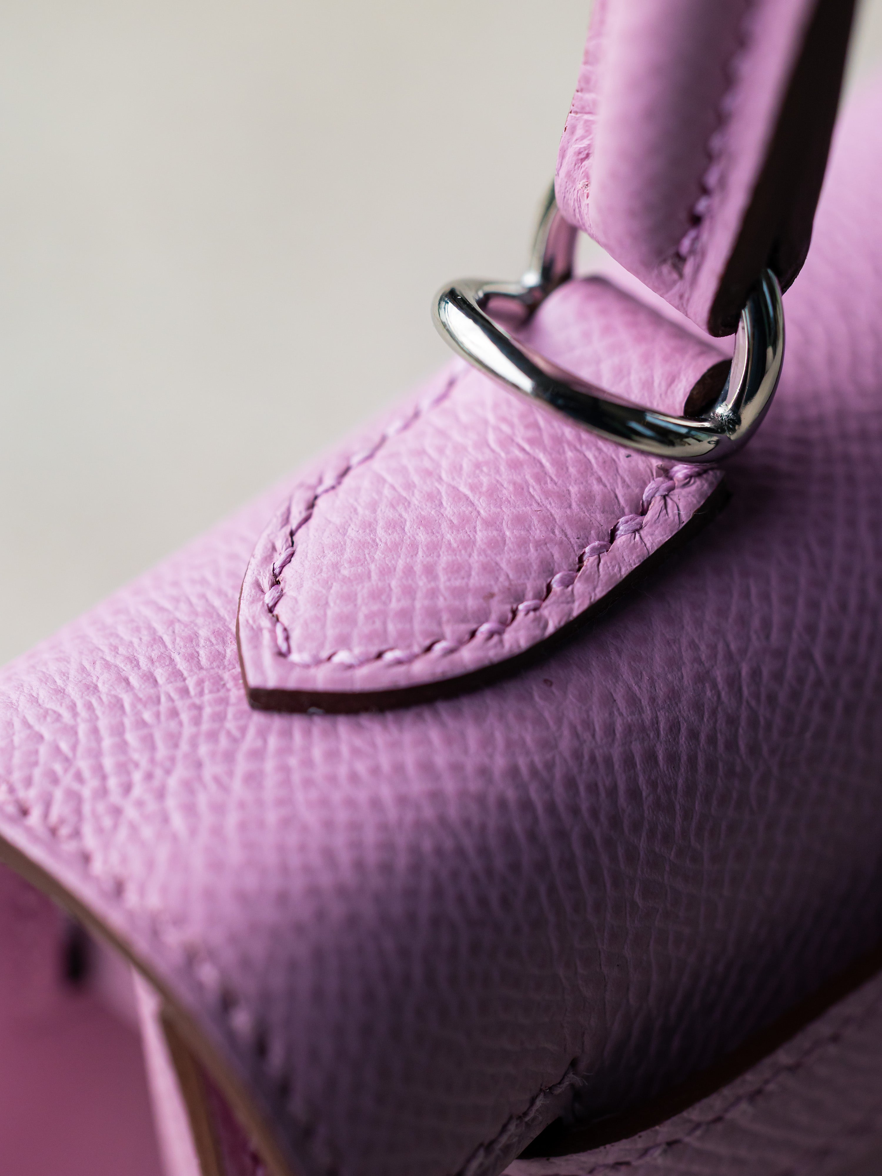 2022 Hermès Kelly II Sellier 25 Veau Epsom Mauve Sylvestre