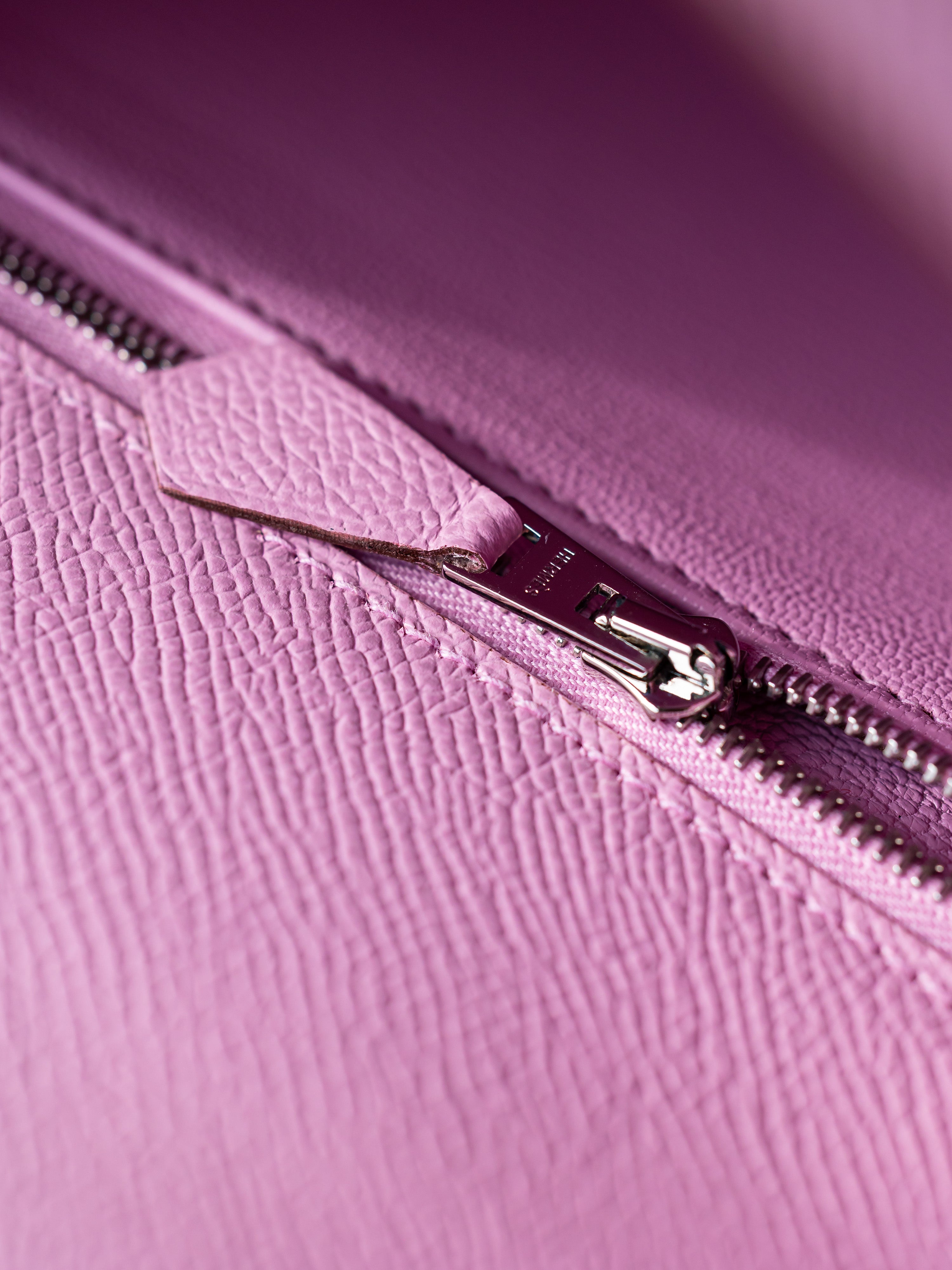 2022 Hermès Kelly II Sellier 25 Veau Epsom Mauve Sylvestre