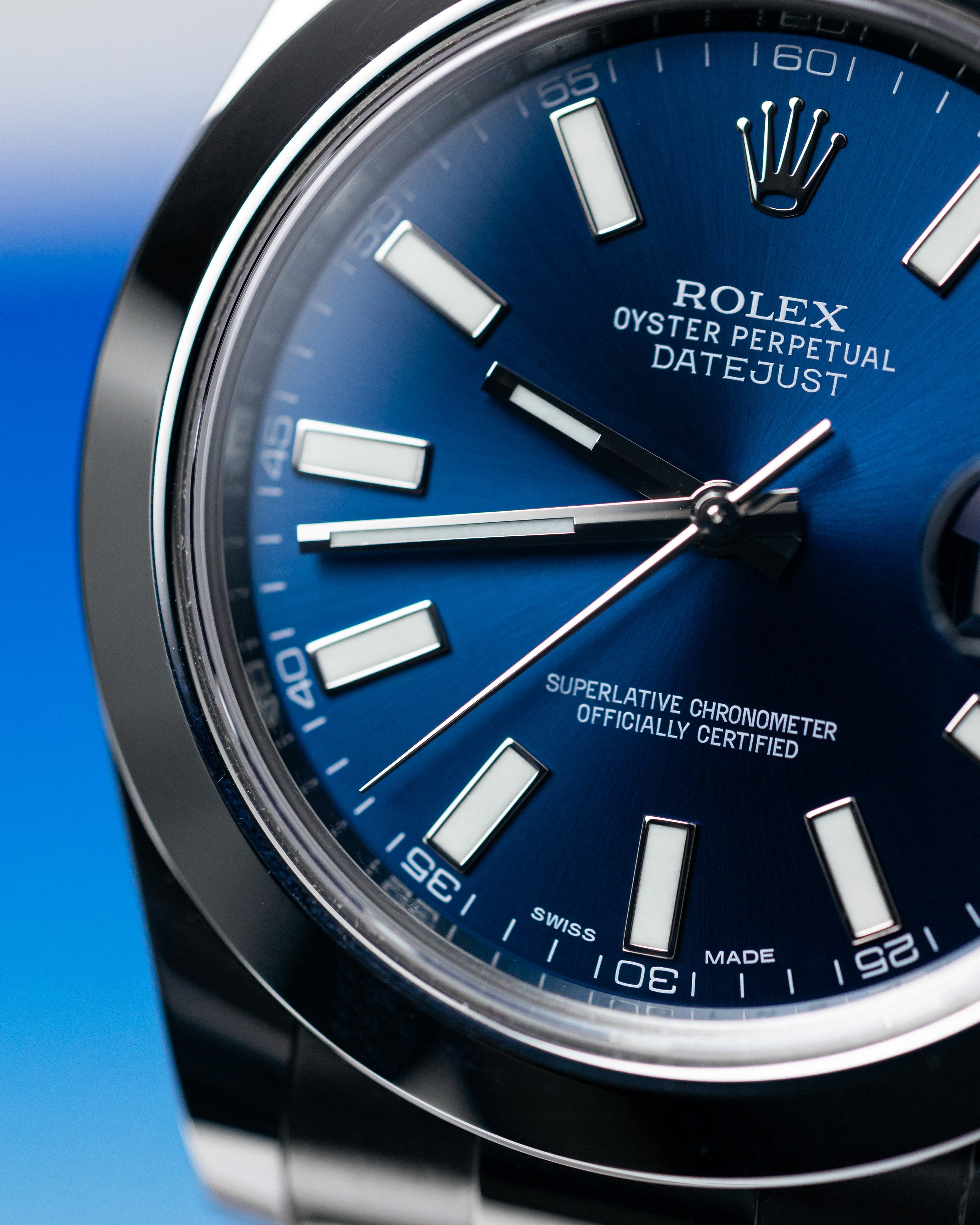 2015 Rolex Datejust II 41mm Blue Dial (Discontinued)