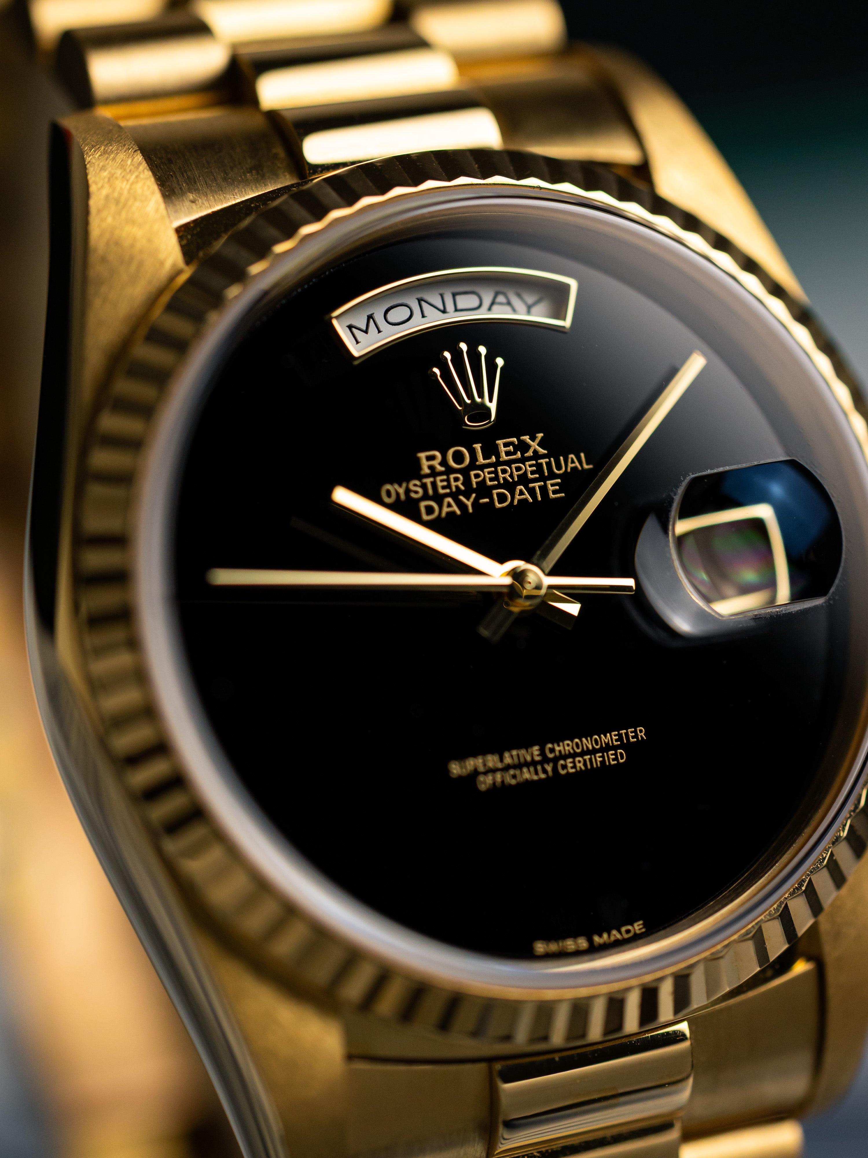 1992 Rolex Day-Date Onyx Dial (Discontinued)