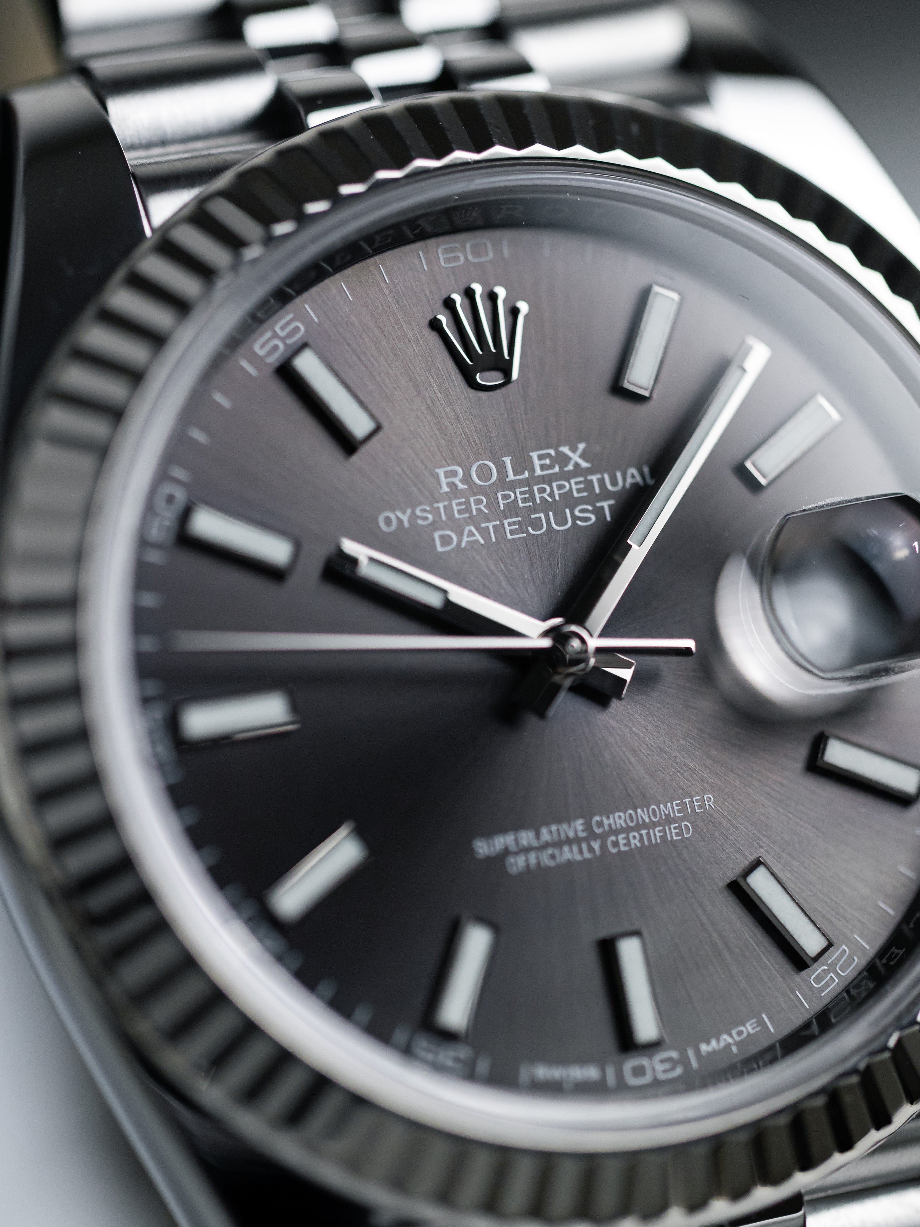 2019 Rolex Datejust 41 Rhodium Dial