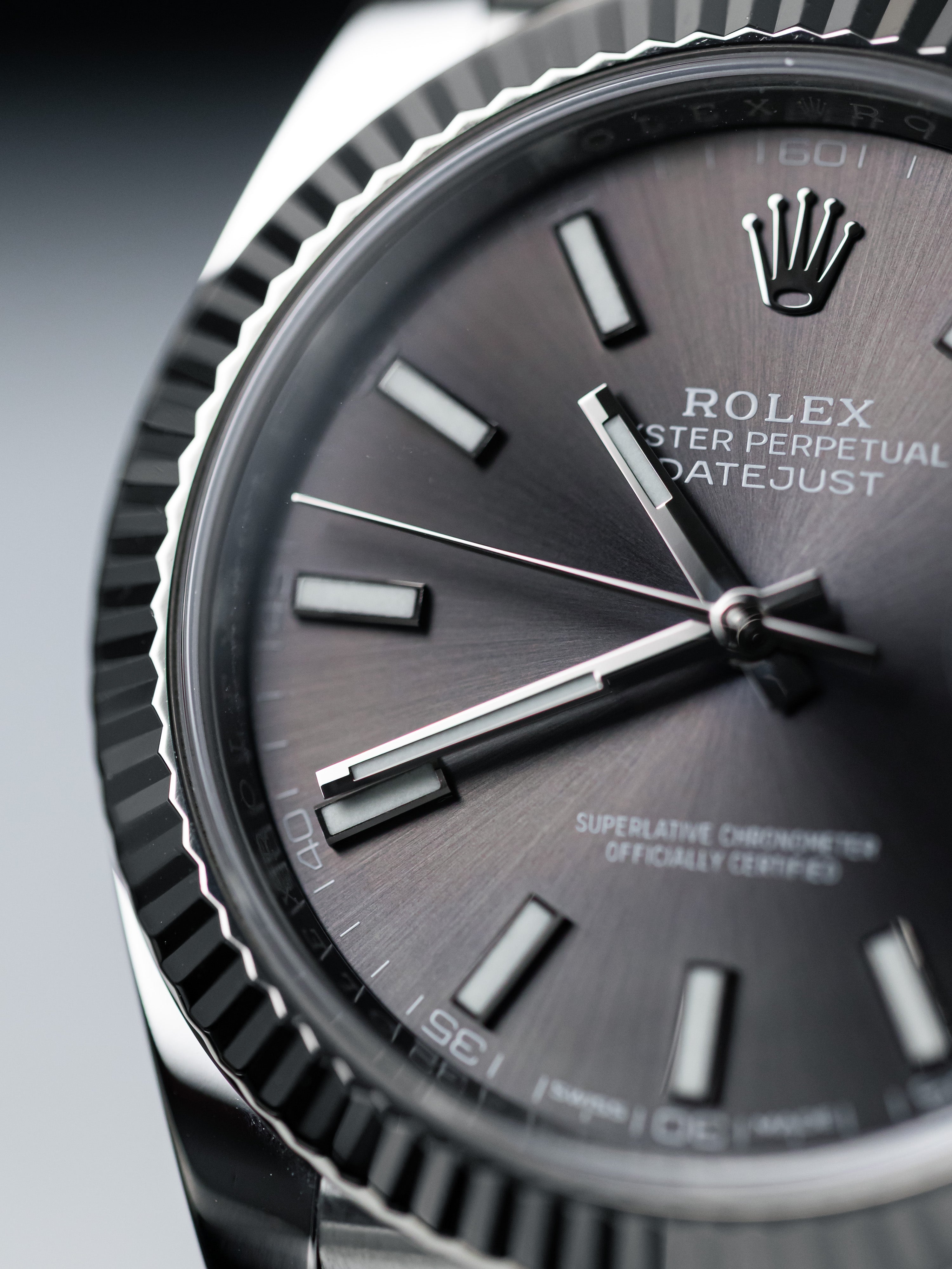 2019 Rolex Datejust 41 Rhodium Dial