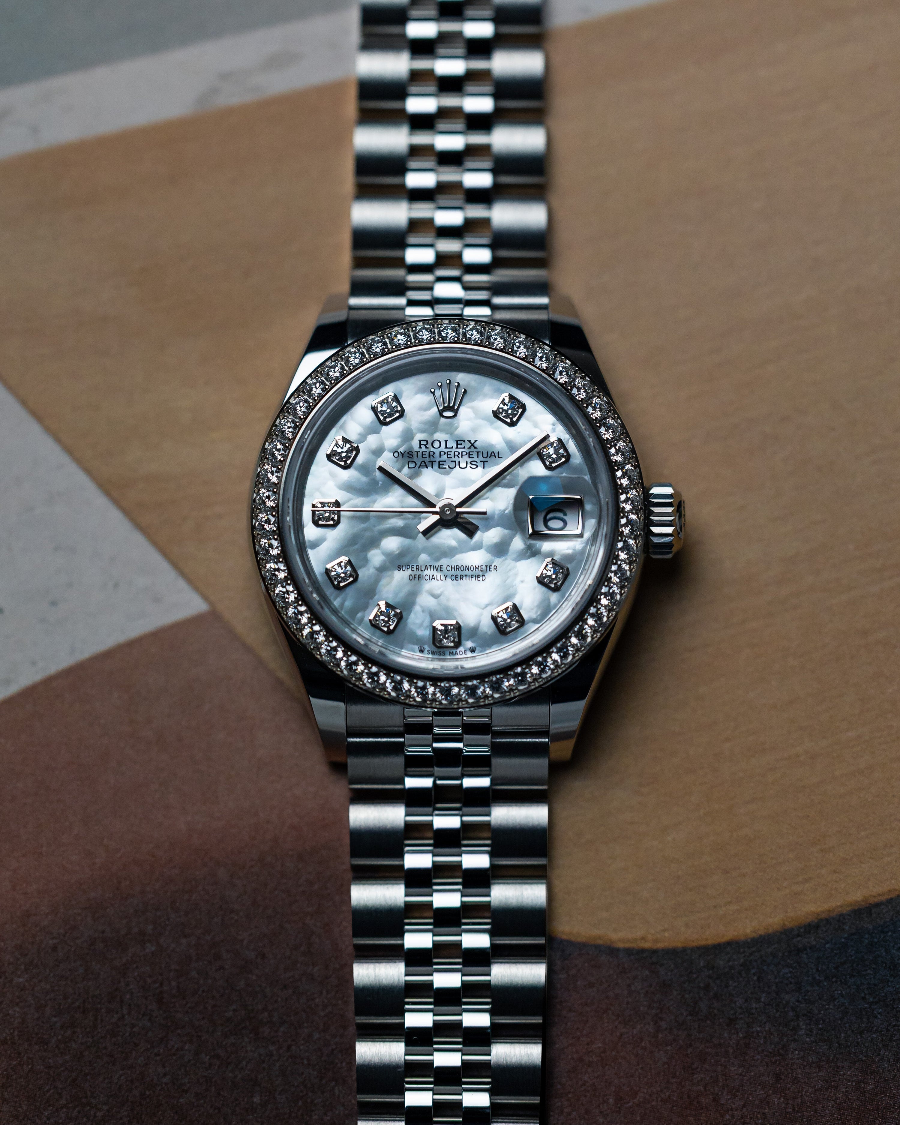 2025 Rolex Lady-Datejust Mother of Pearl Diamond Dial