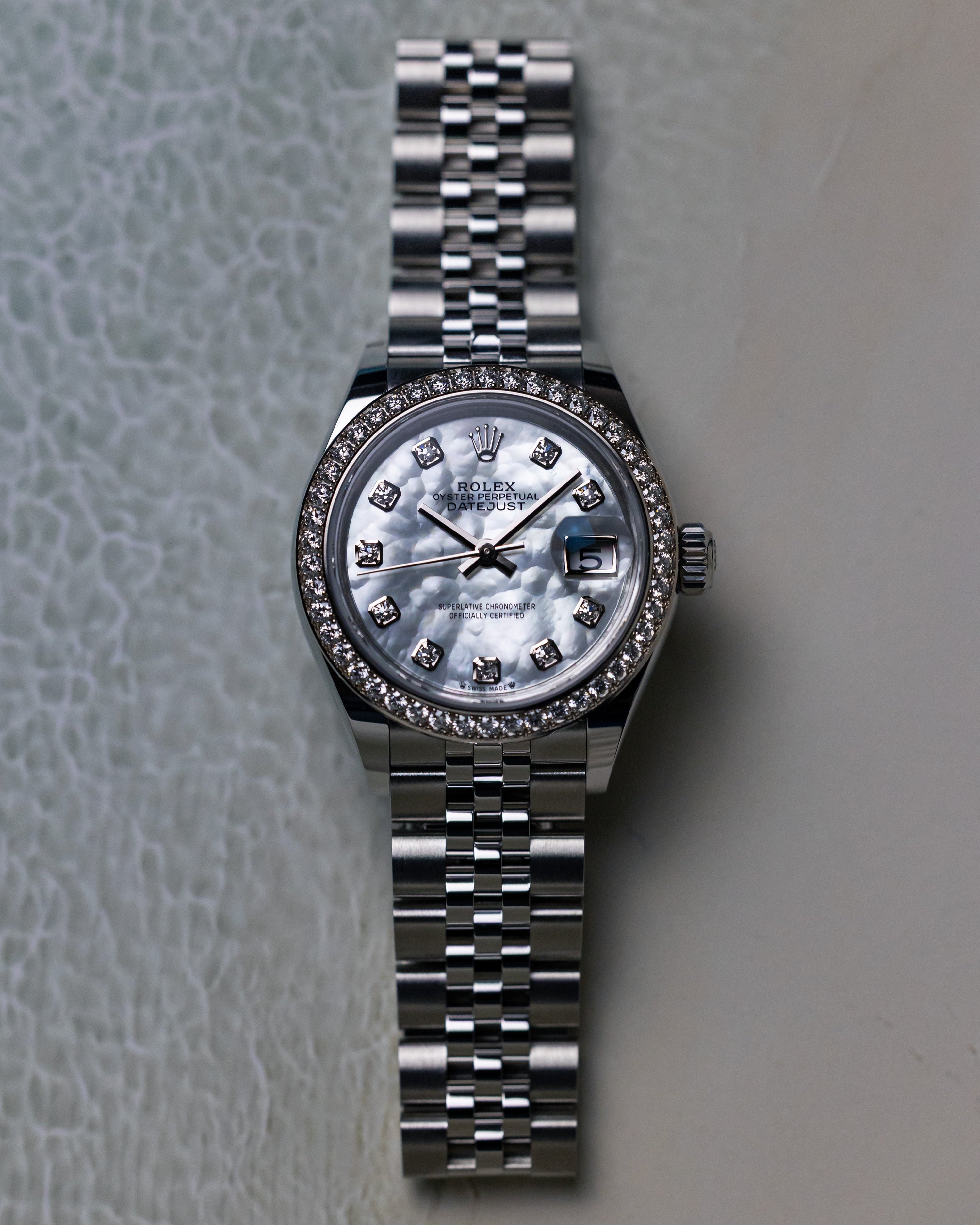2025 Rolex Lady-Datejust Mother of Pearl Diamond Dial