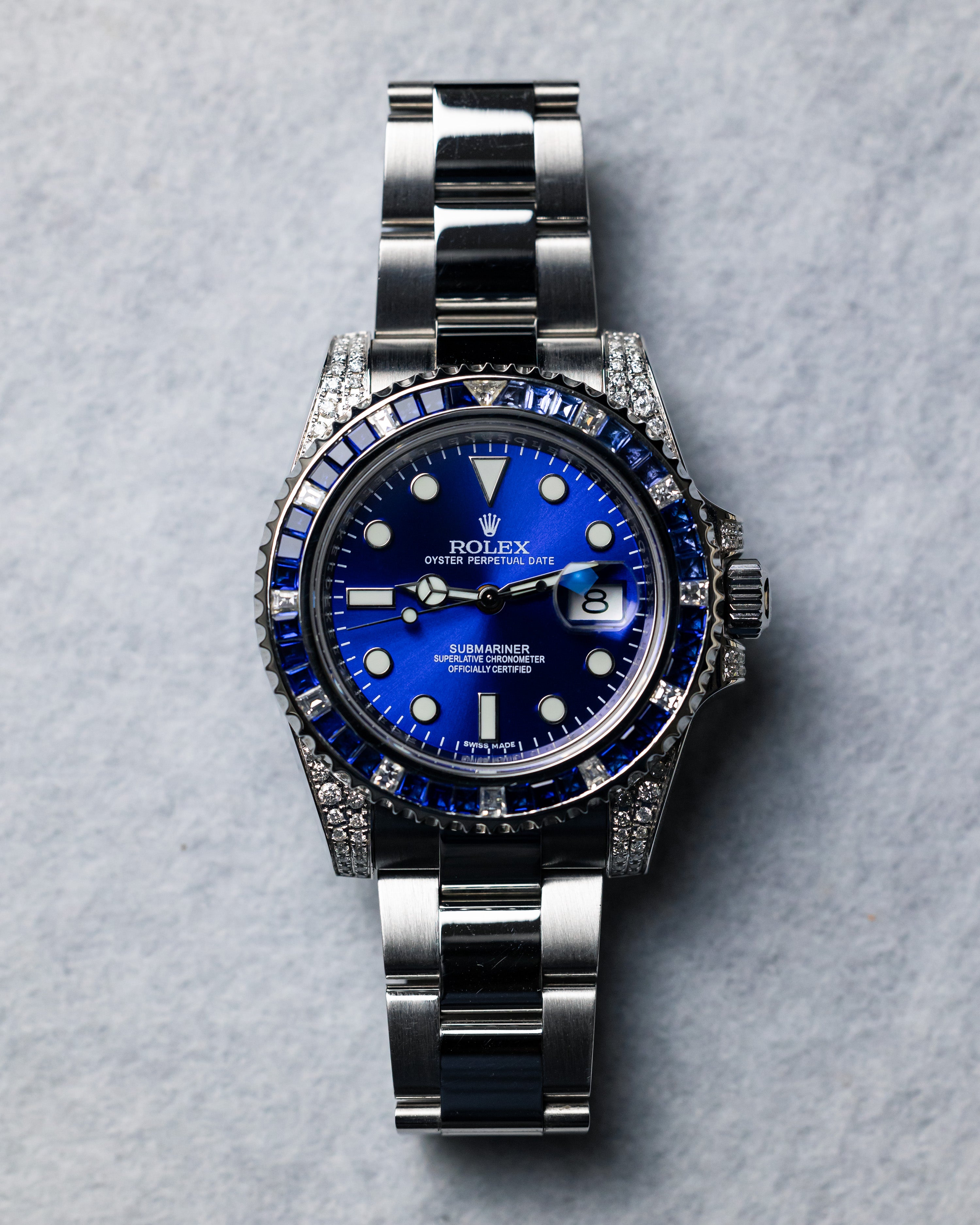 2015 Rolex Submariner "Aftermarket Gemset"