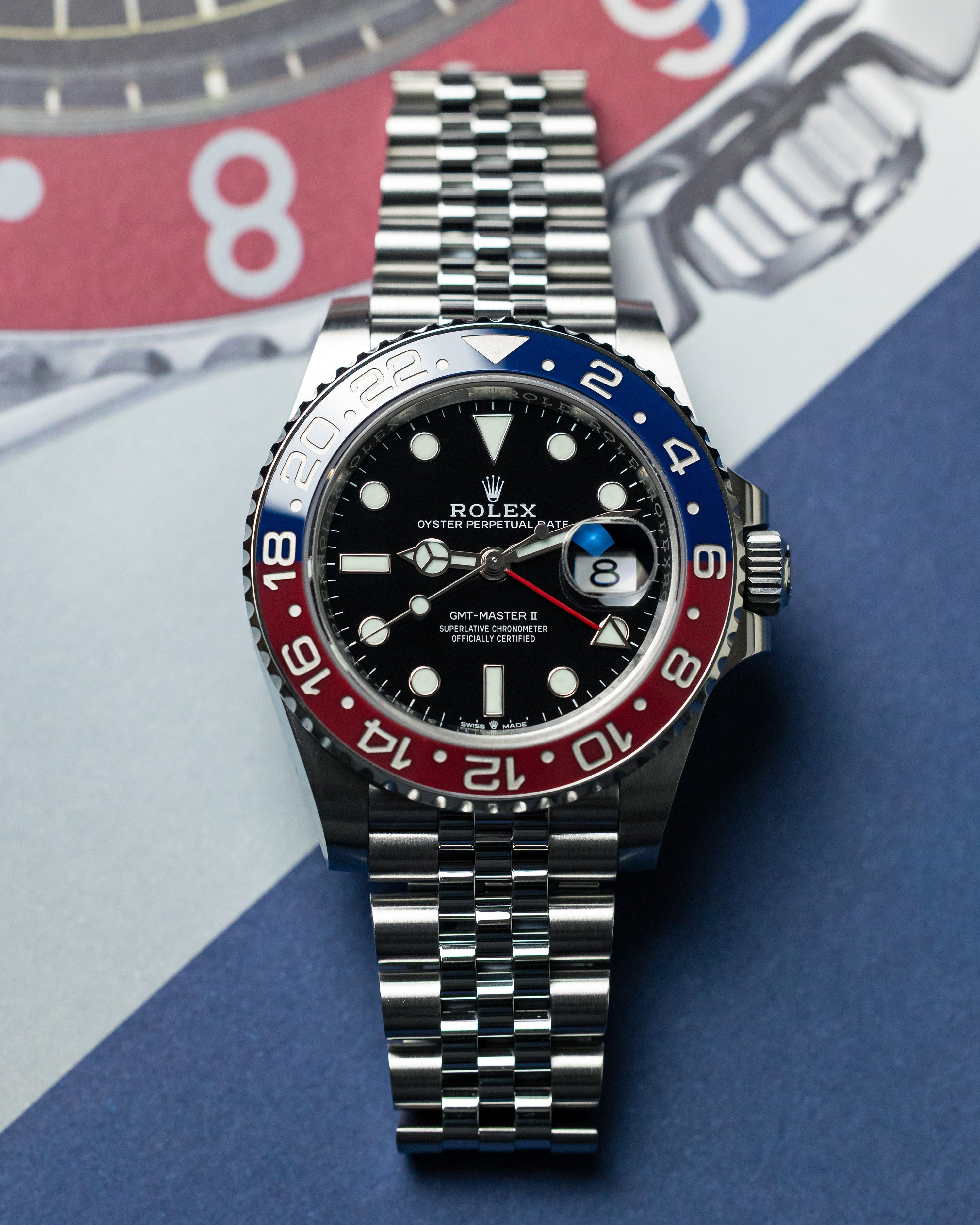2022 Rolex GMT2 Pepsi Jubilee