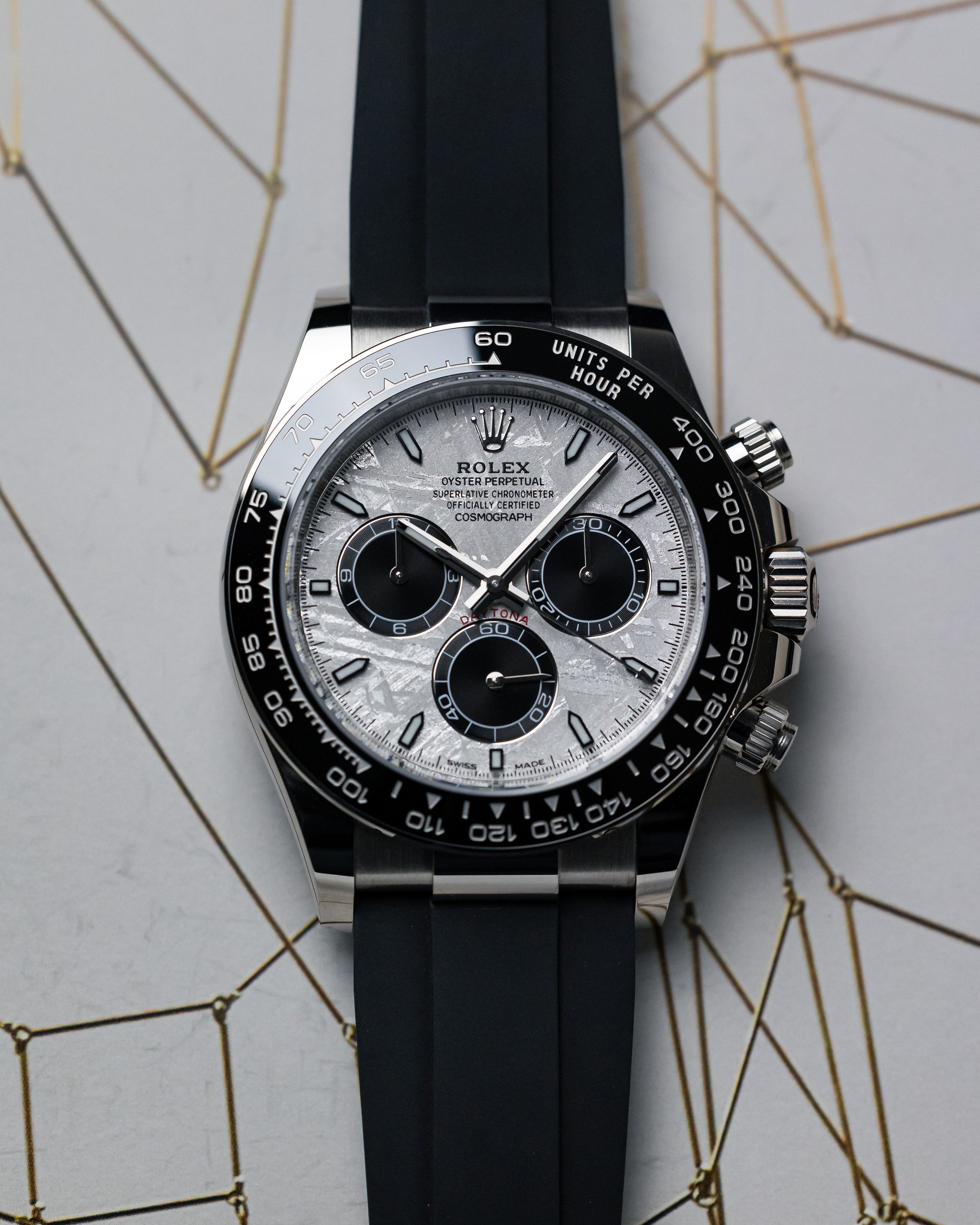 2025 Rolex Daytona White Gold Meteorite Dial
