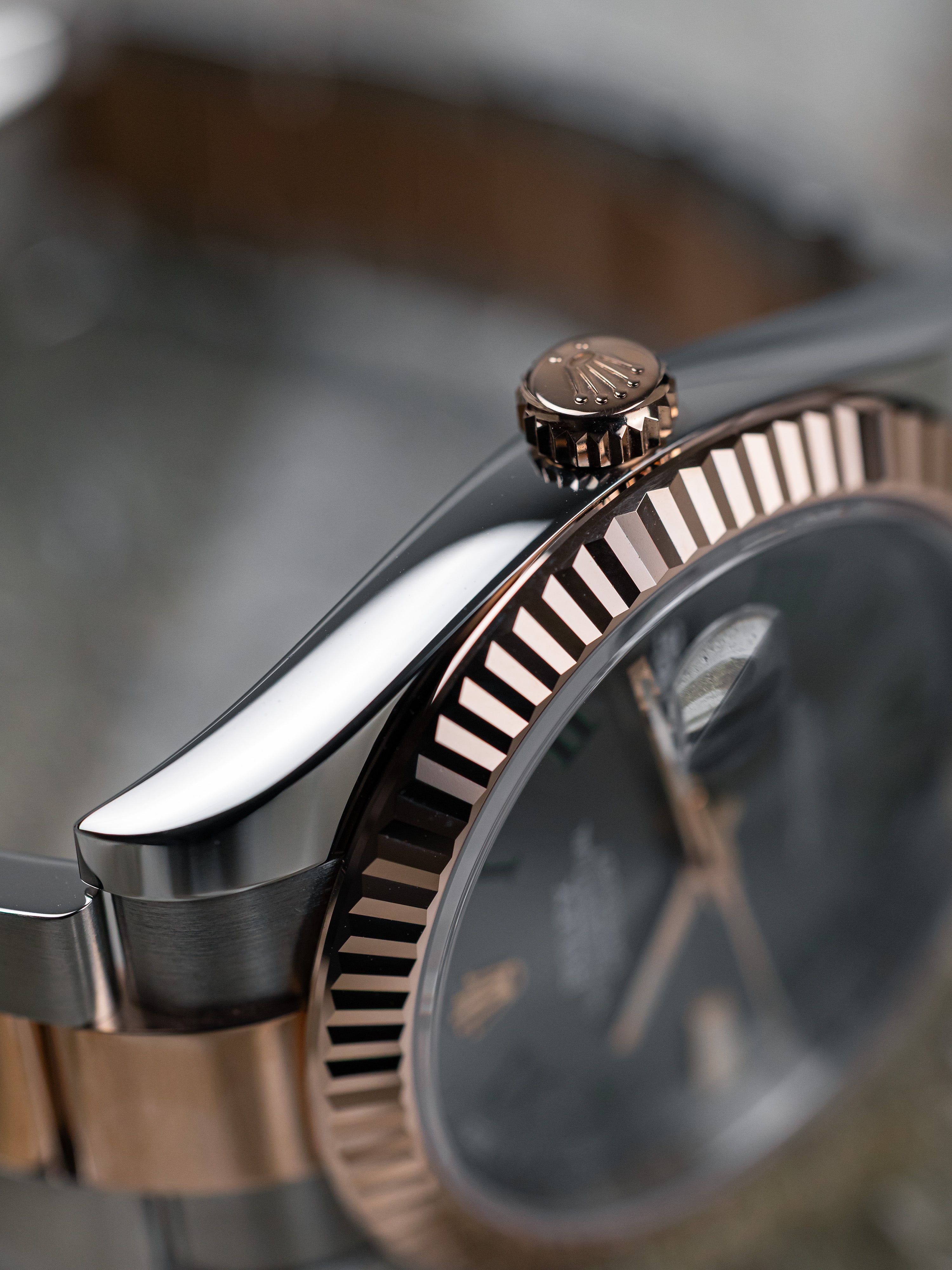 2025 Rolex Datejust 41 Wimbledon Rose Gold and Steel