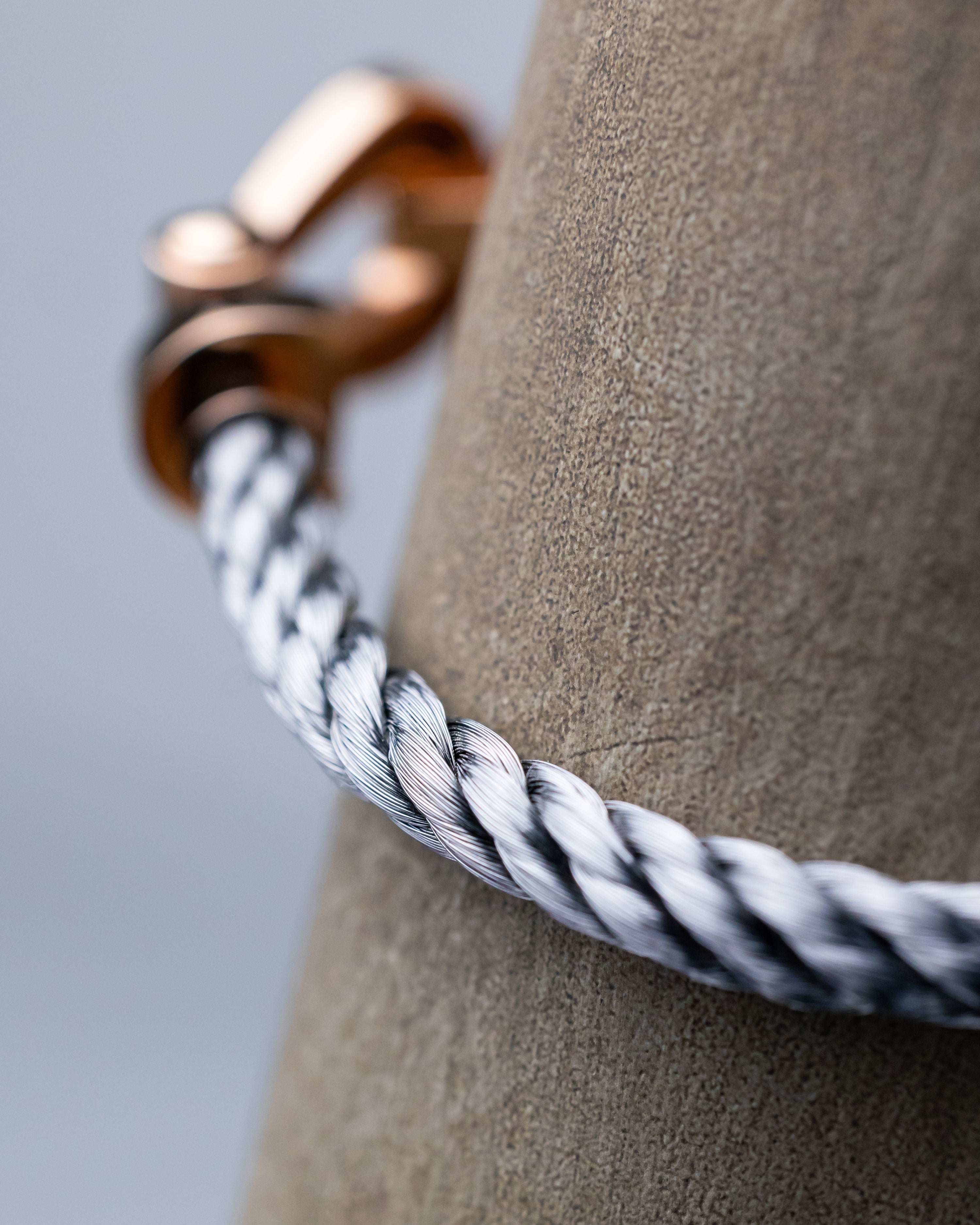 2025 FRED Chance Infinie Bracelet Rose Gold Buckle, Steel Cable