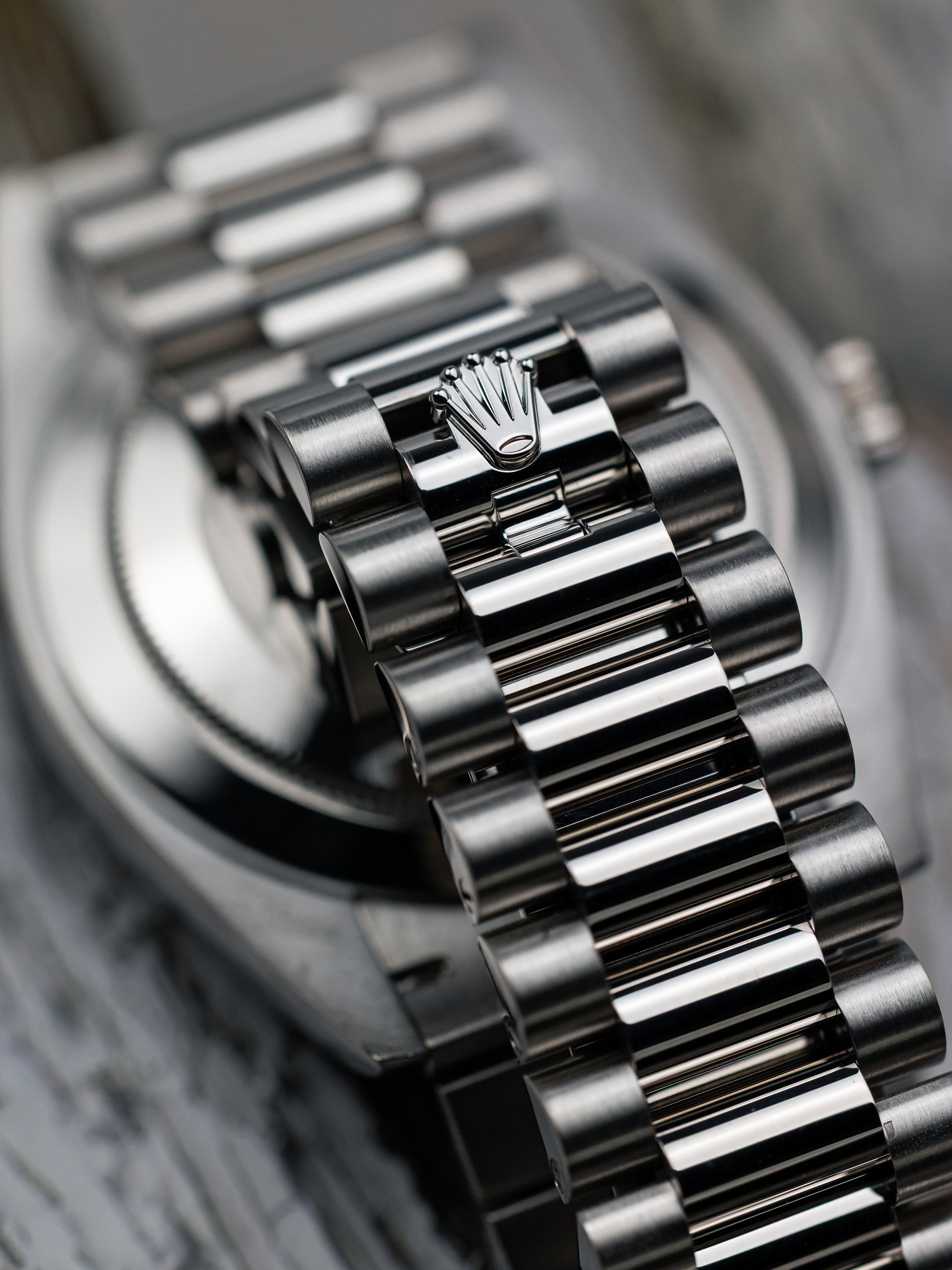 2023 Rolex Day-Date 40 White Gold Olive Dial