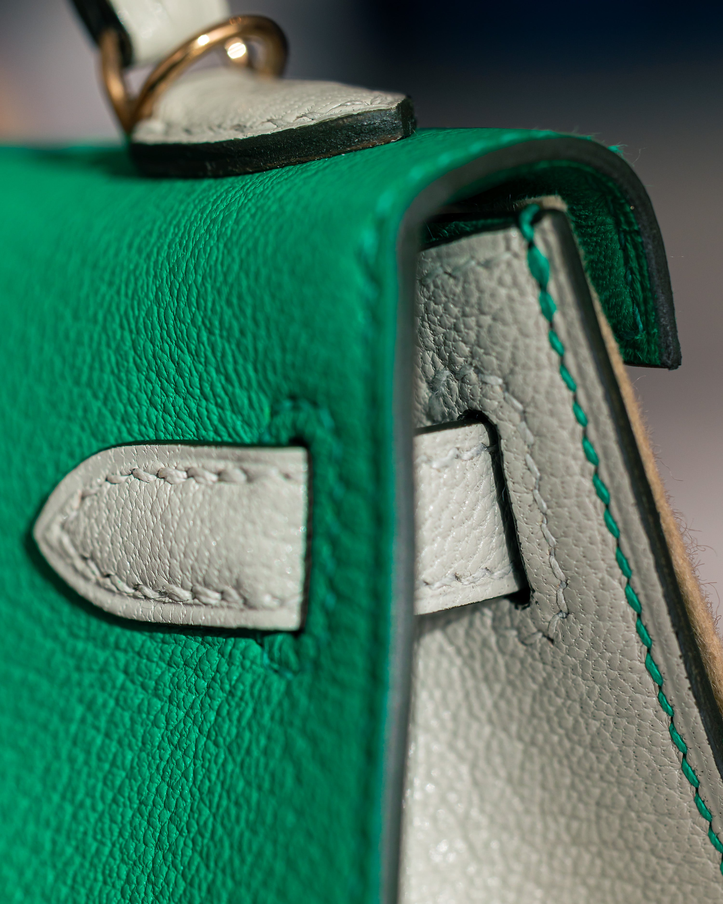 2024 Hermes Kelly II Sellier Mini in Chèvre Mysore