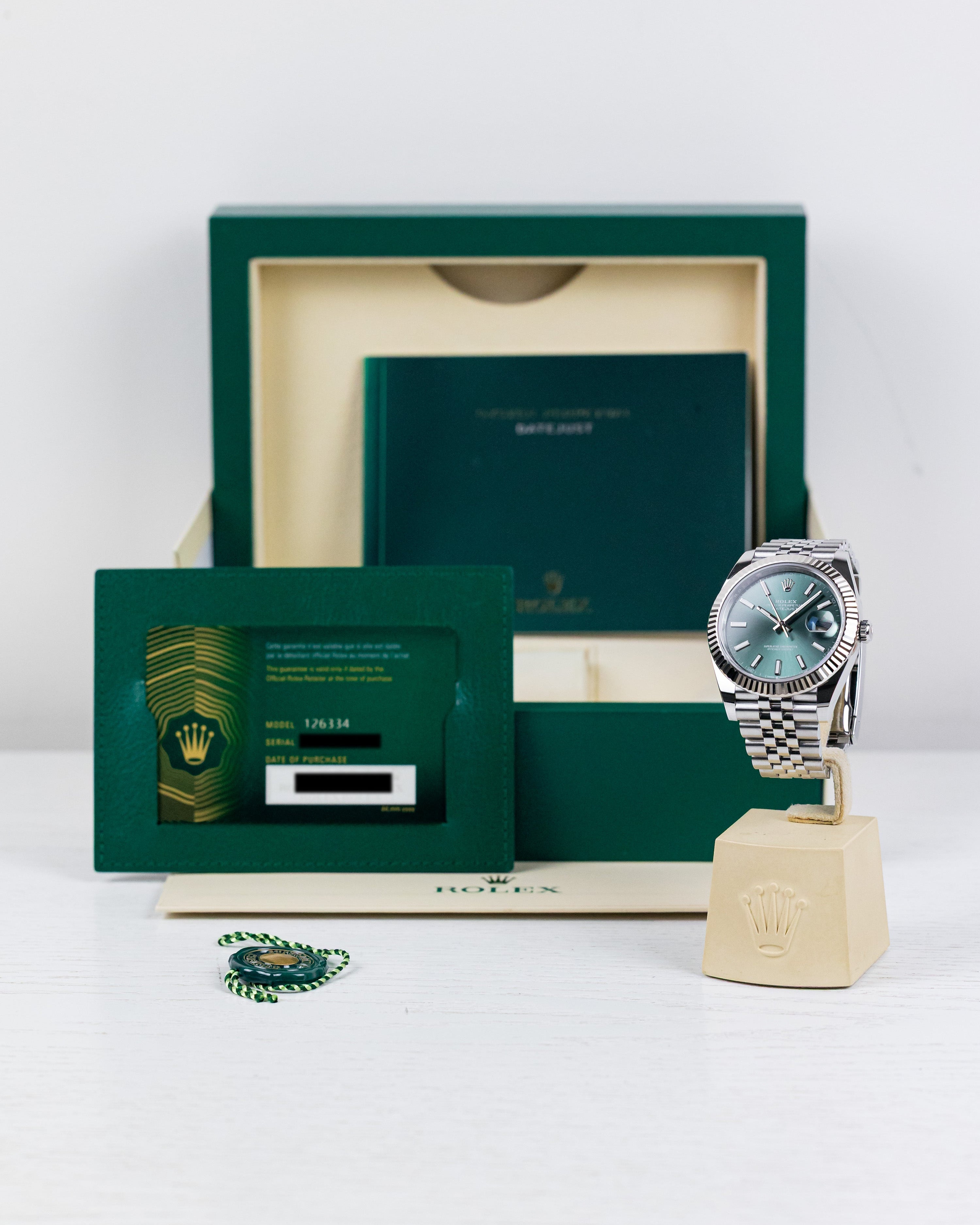 2024 Rolex Datejust 41 Mint Green Dial