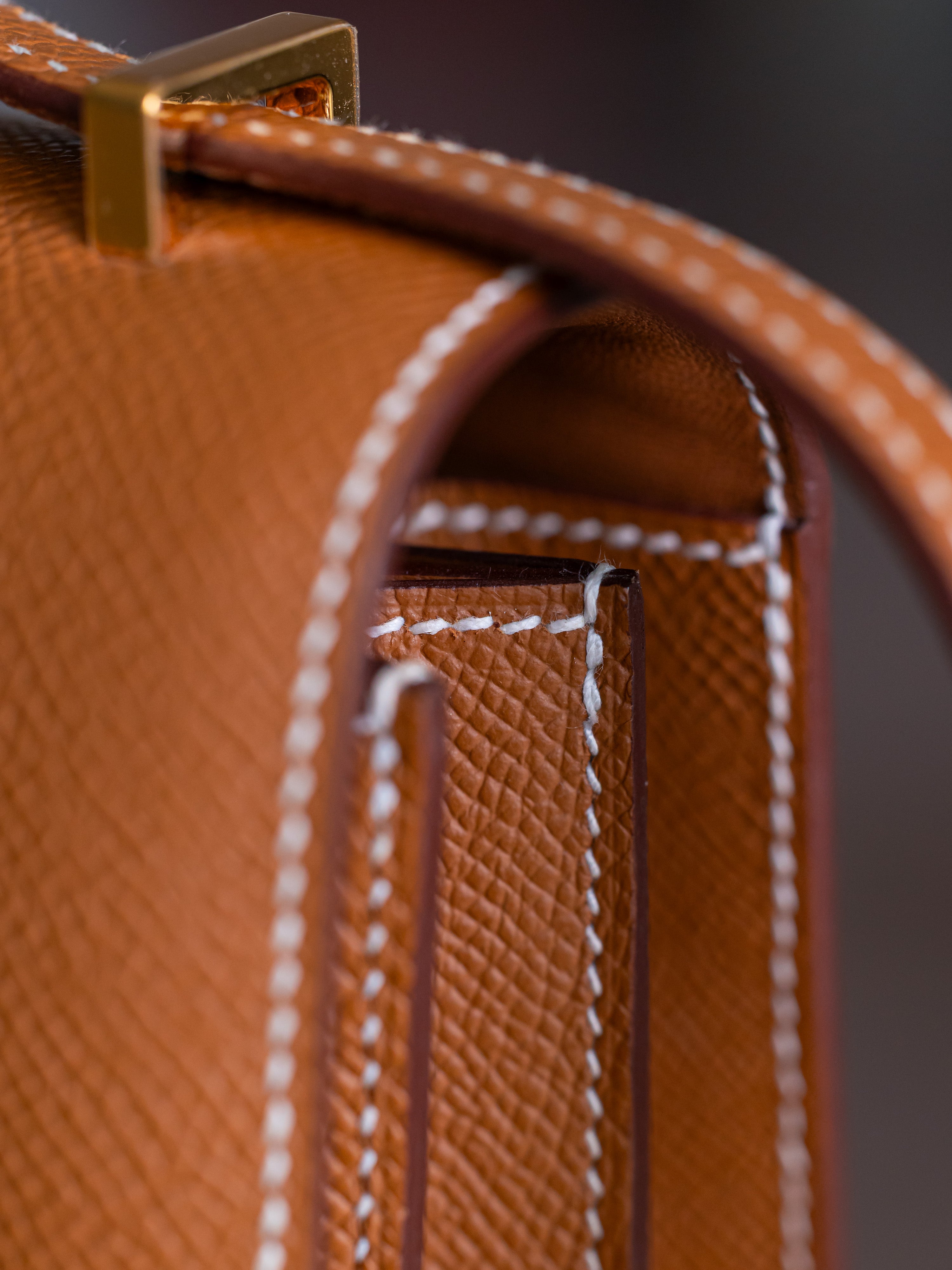 2023 Hermès Constance III Mini Epsom Gold