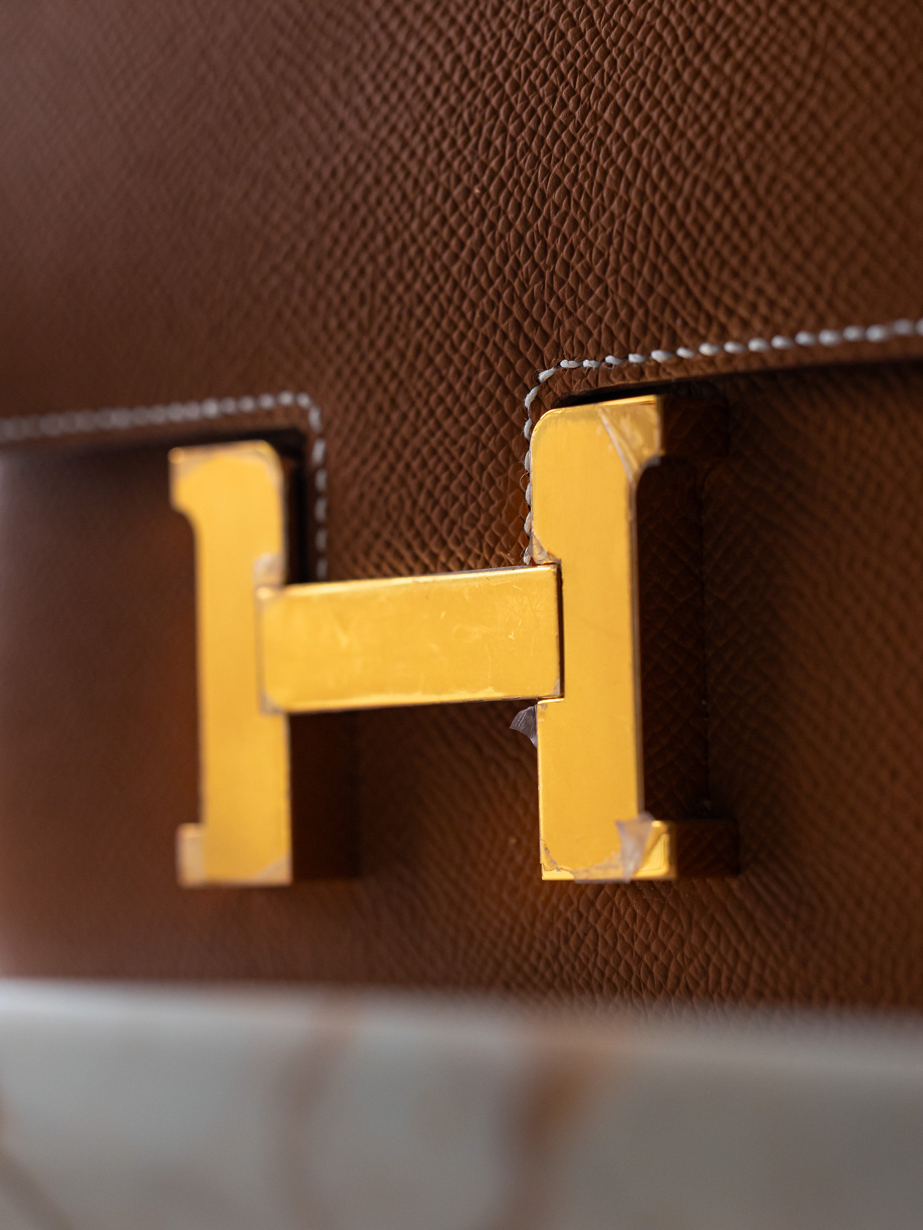 2023 Hermès Constance III Mini Epsom Gold