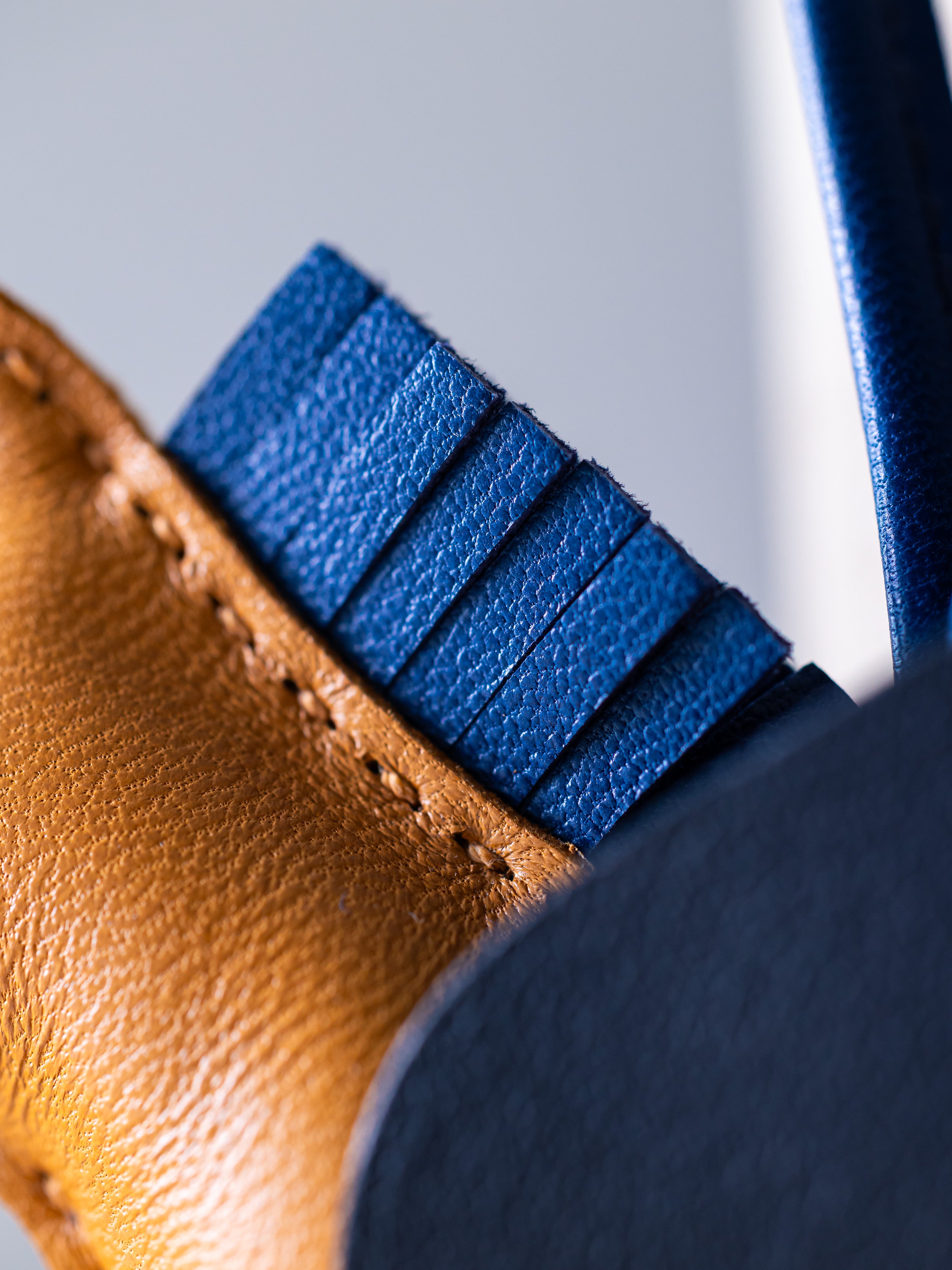 Hermes Rodeo Pegase PM Charm Sesame / Black / Bleu Saphir