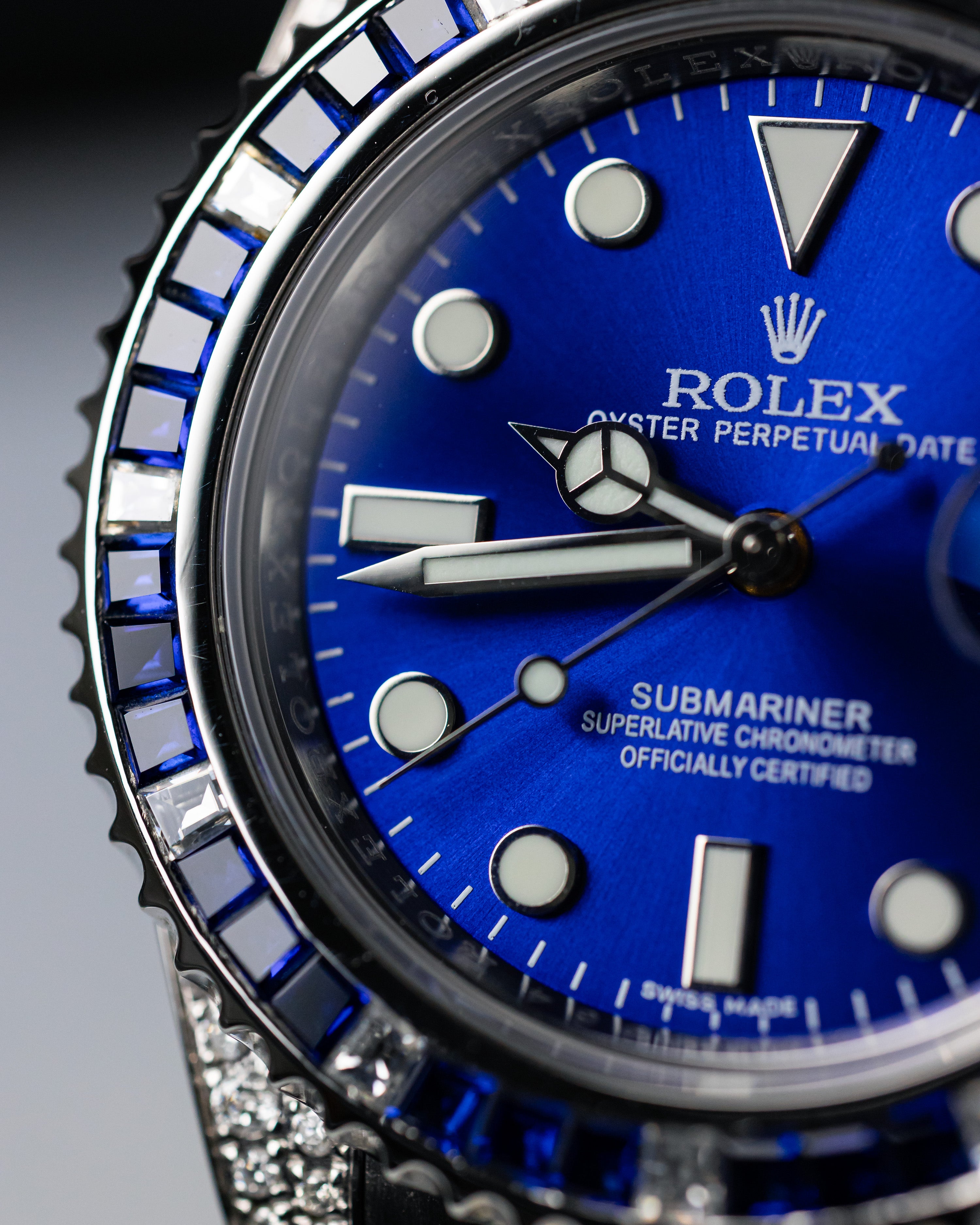 2015 Rolex Submariner "Aftermarket Gemset"