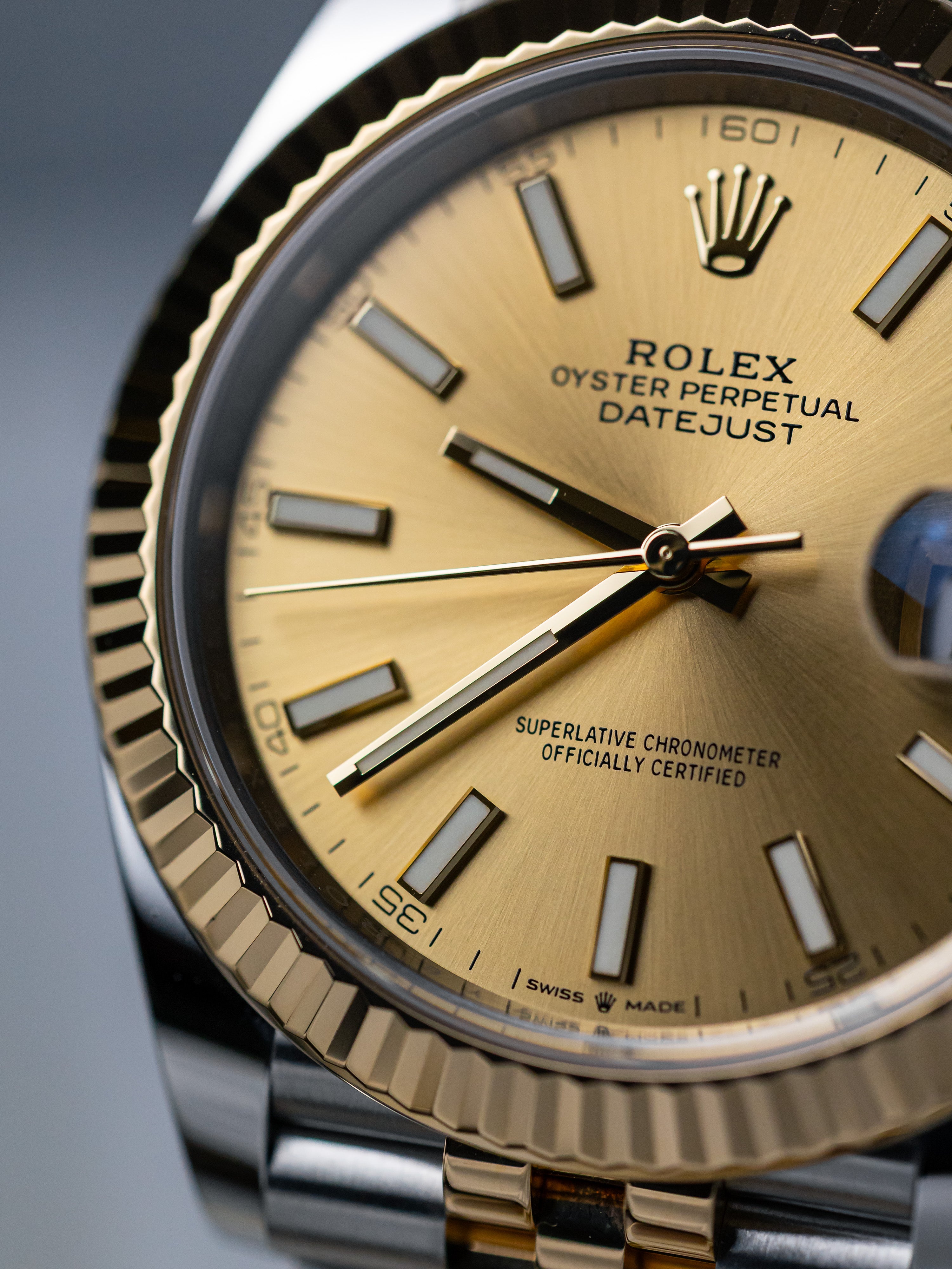 2021 Rolex Datejust 41 Two-tone Champagne Dial