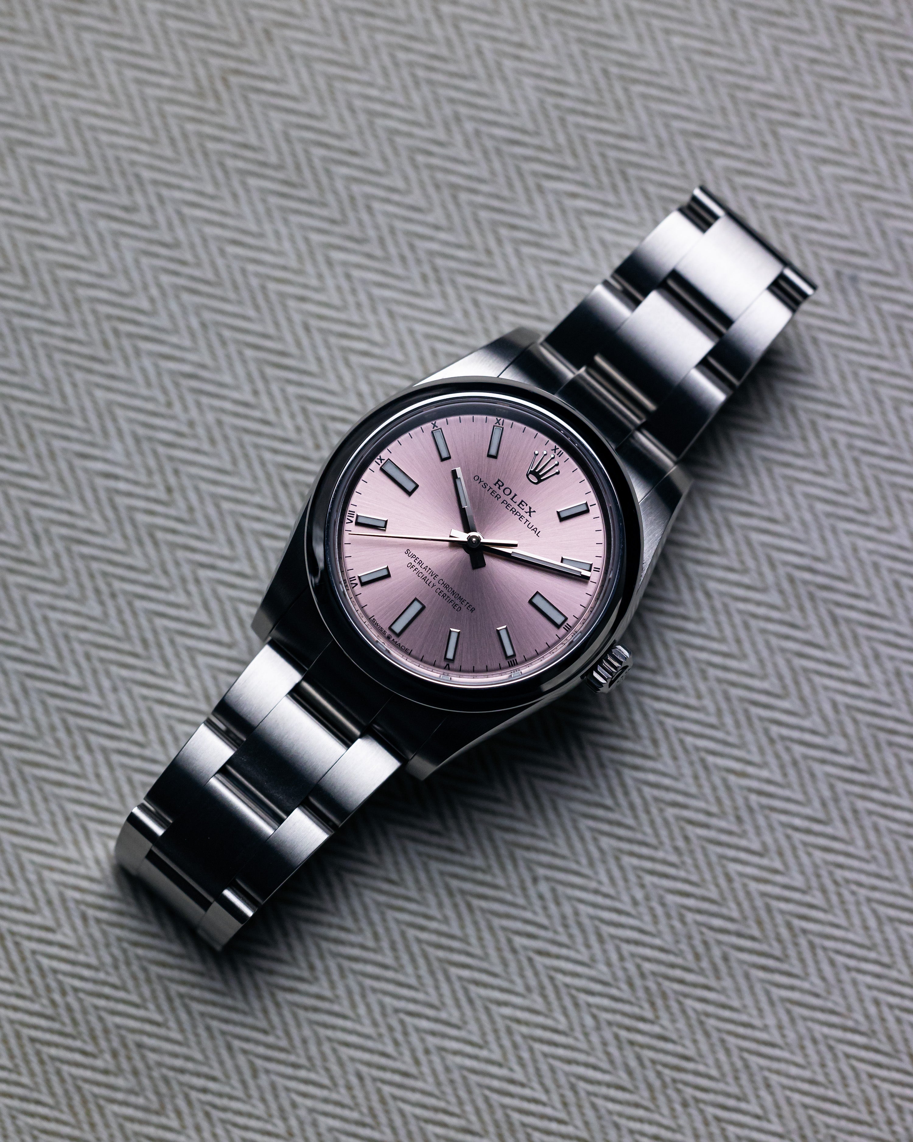 2024 Rolex Oyster Perpetual 34 Pink Dial