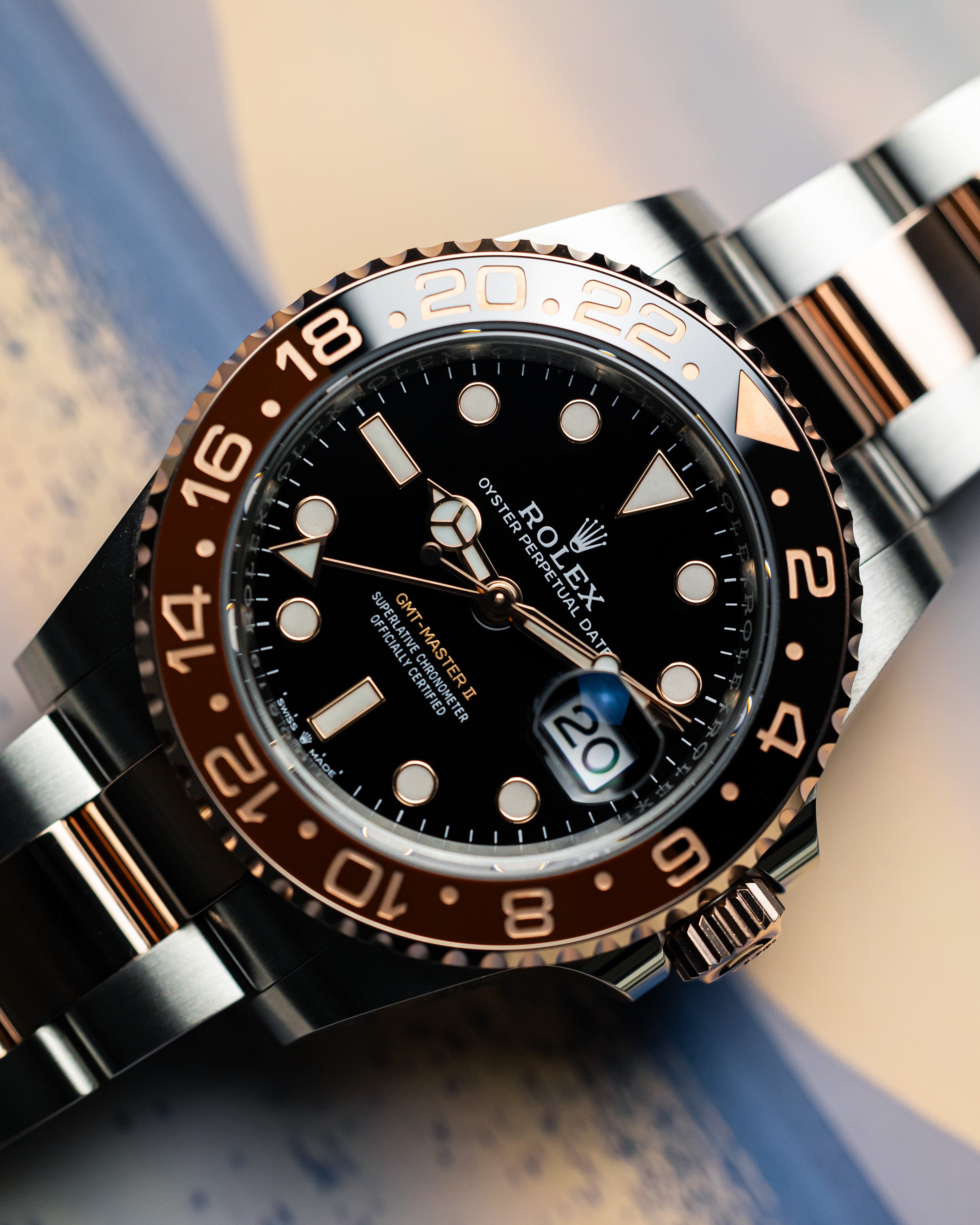 2025 Rolex GMT2 Two-Tone Rootbeer