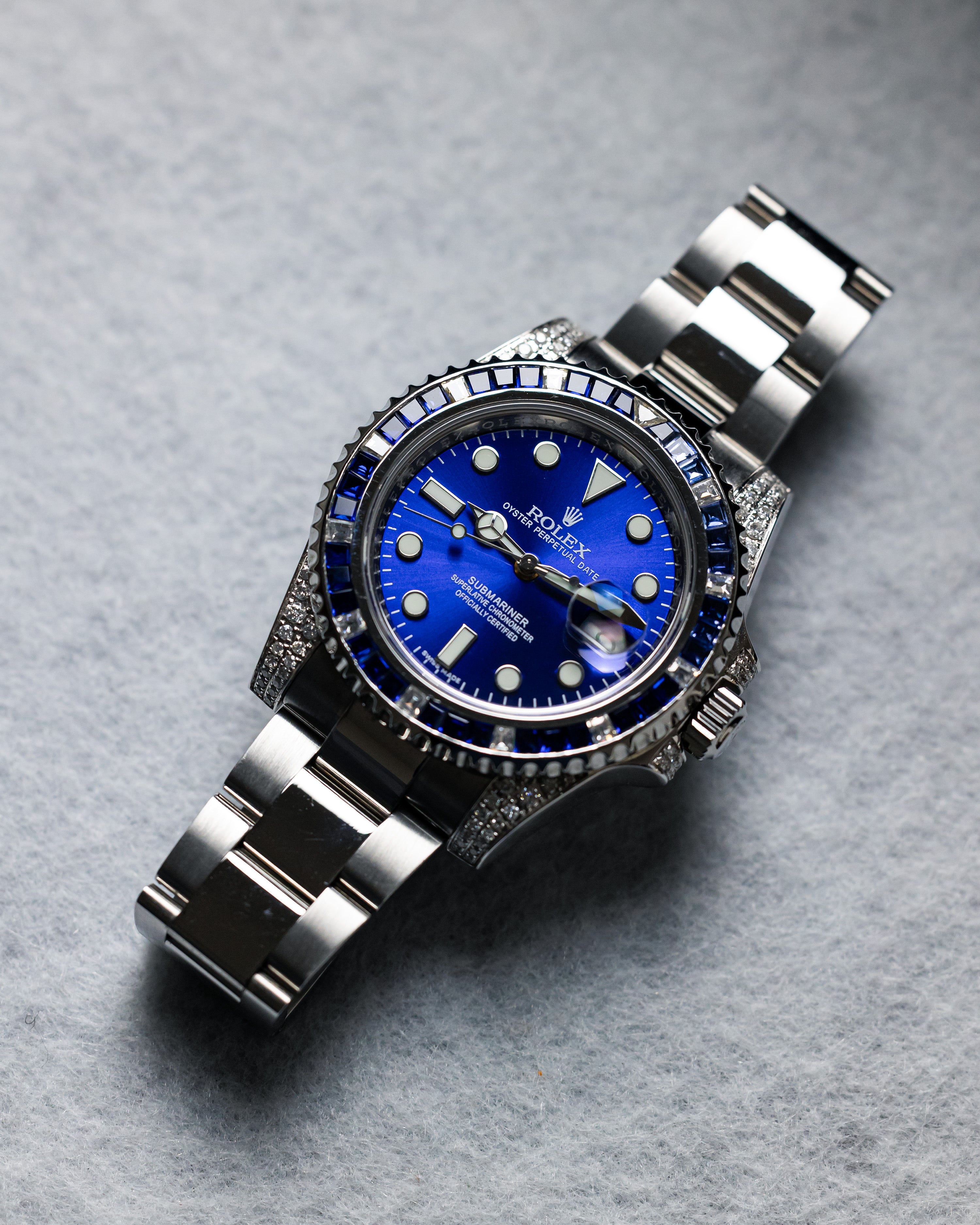2015 Rolex Submariner "Aftermarket Gemset"
