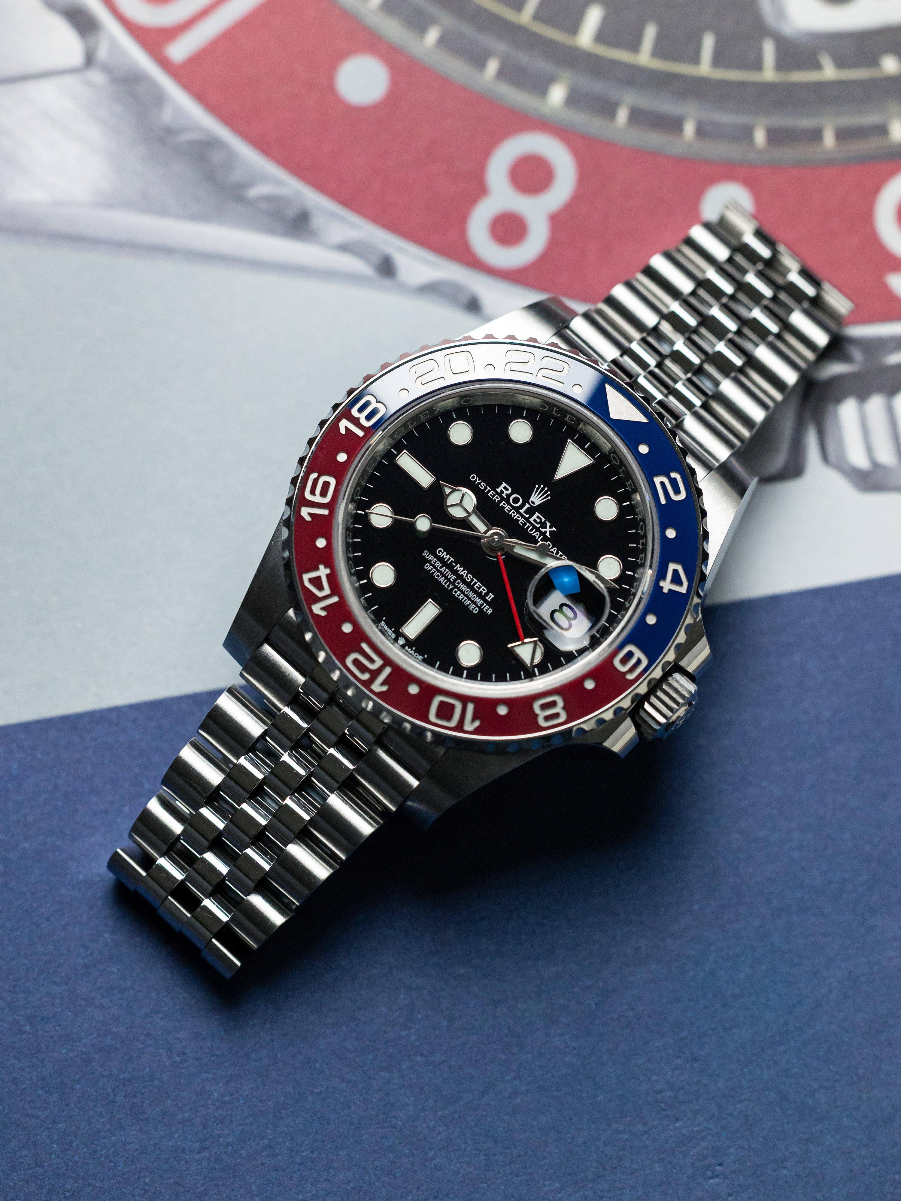 2022 Rolex GMT2 Pepsi Jubilee