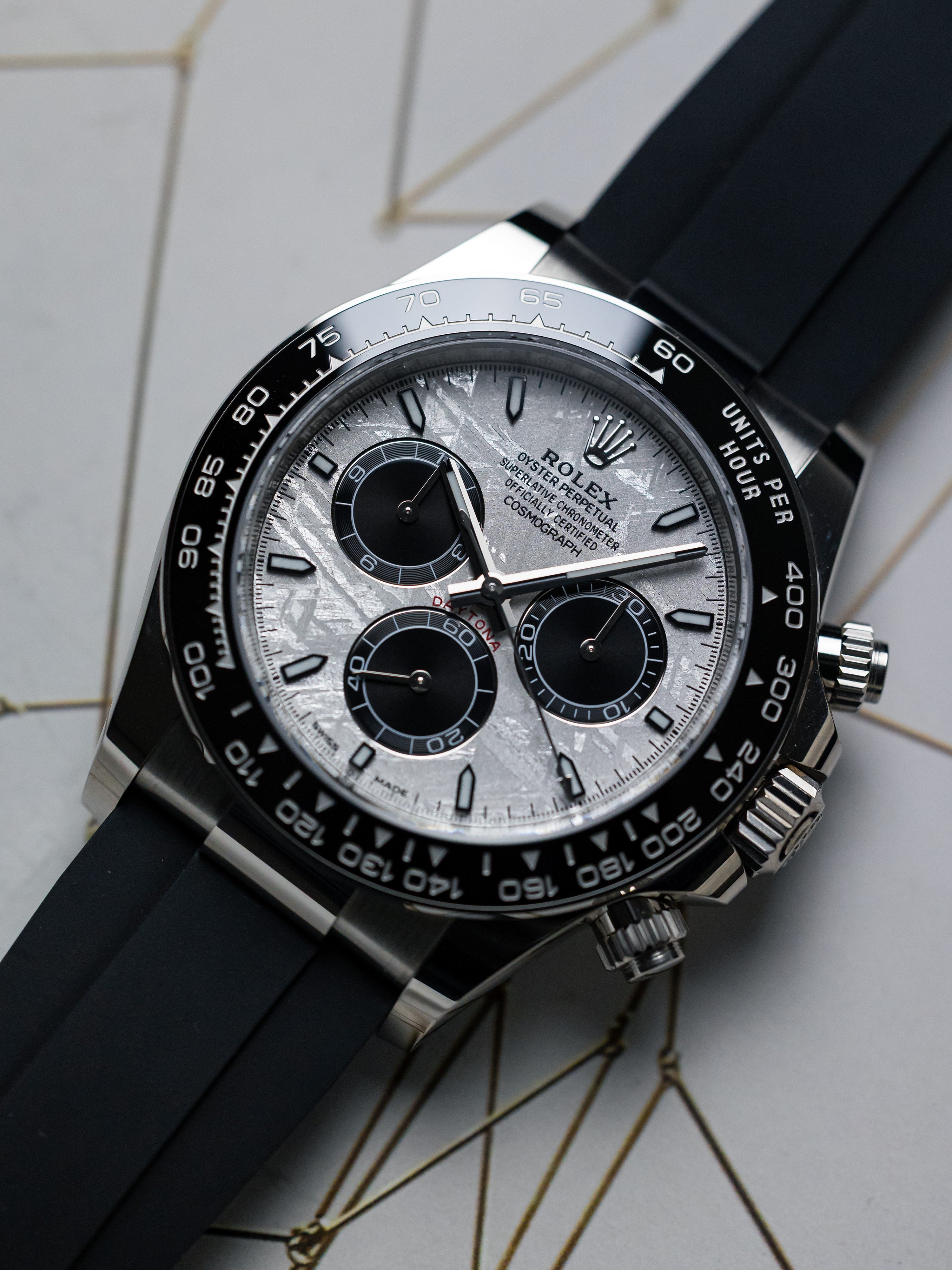 2025 Rolex Daytona White Gold Meteorite Dial