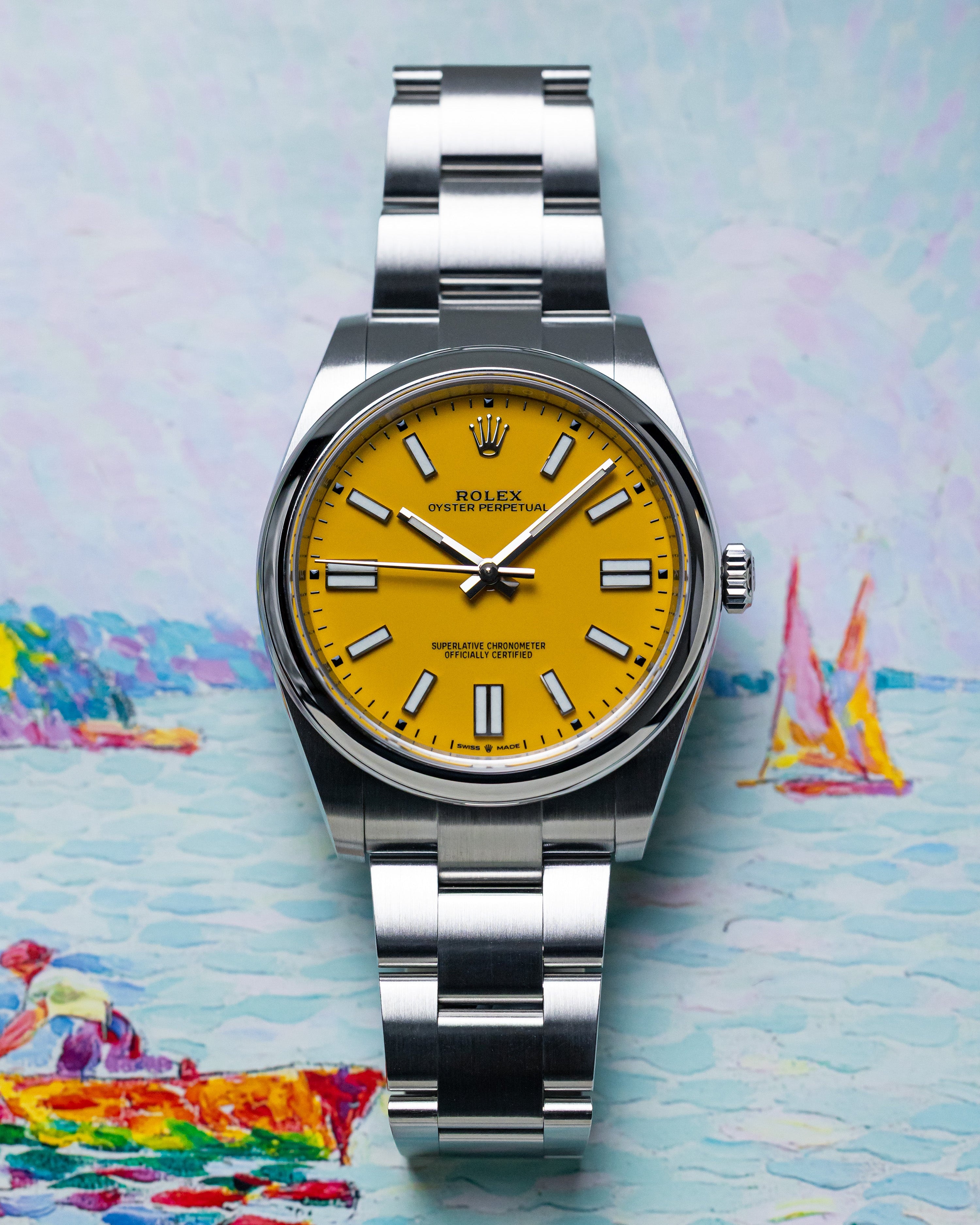 2021 Rolex Oyster Perpetual 41 Yellow (Discontinued)