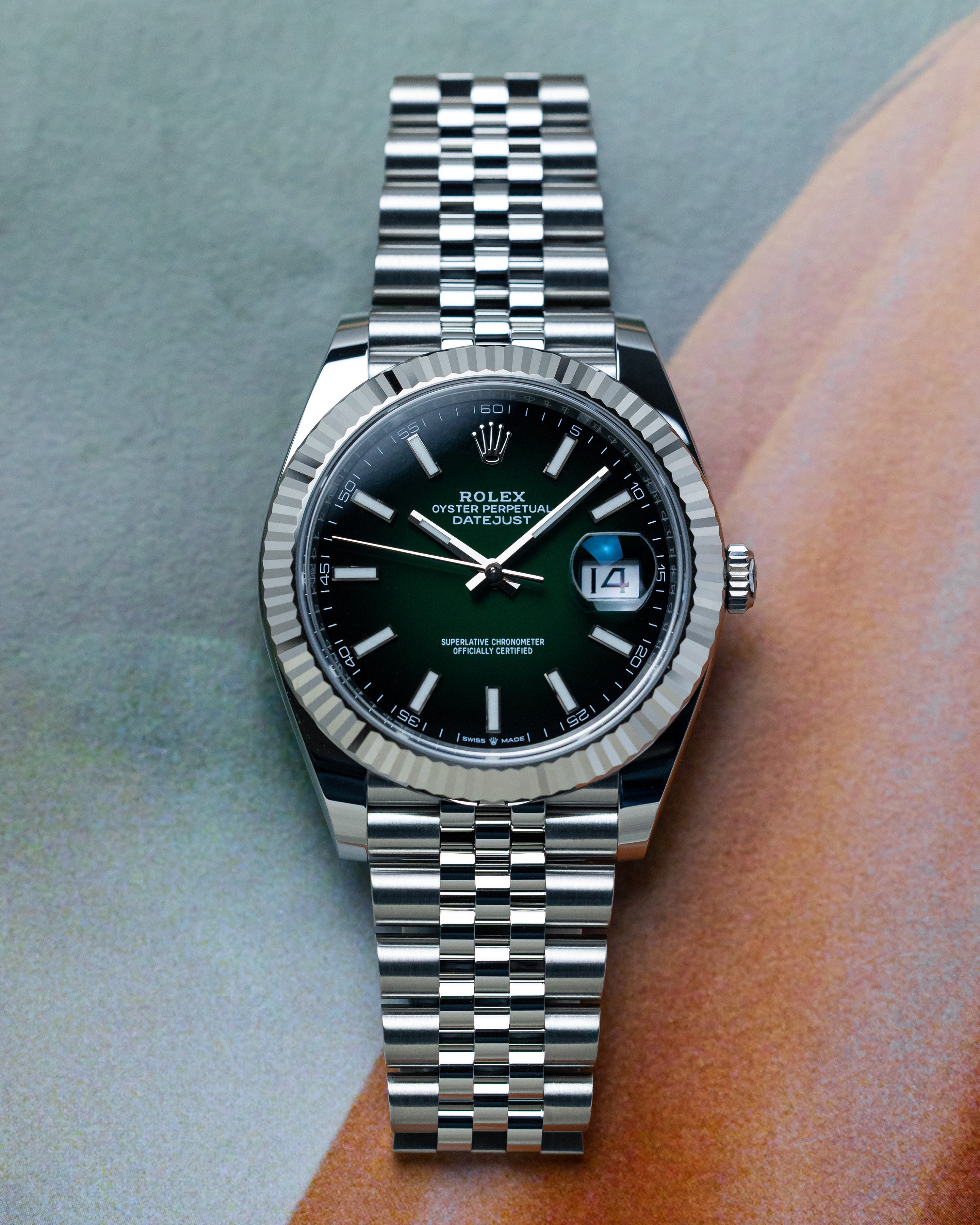2026 Rolex Datejust 41 Green Ombré