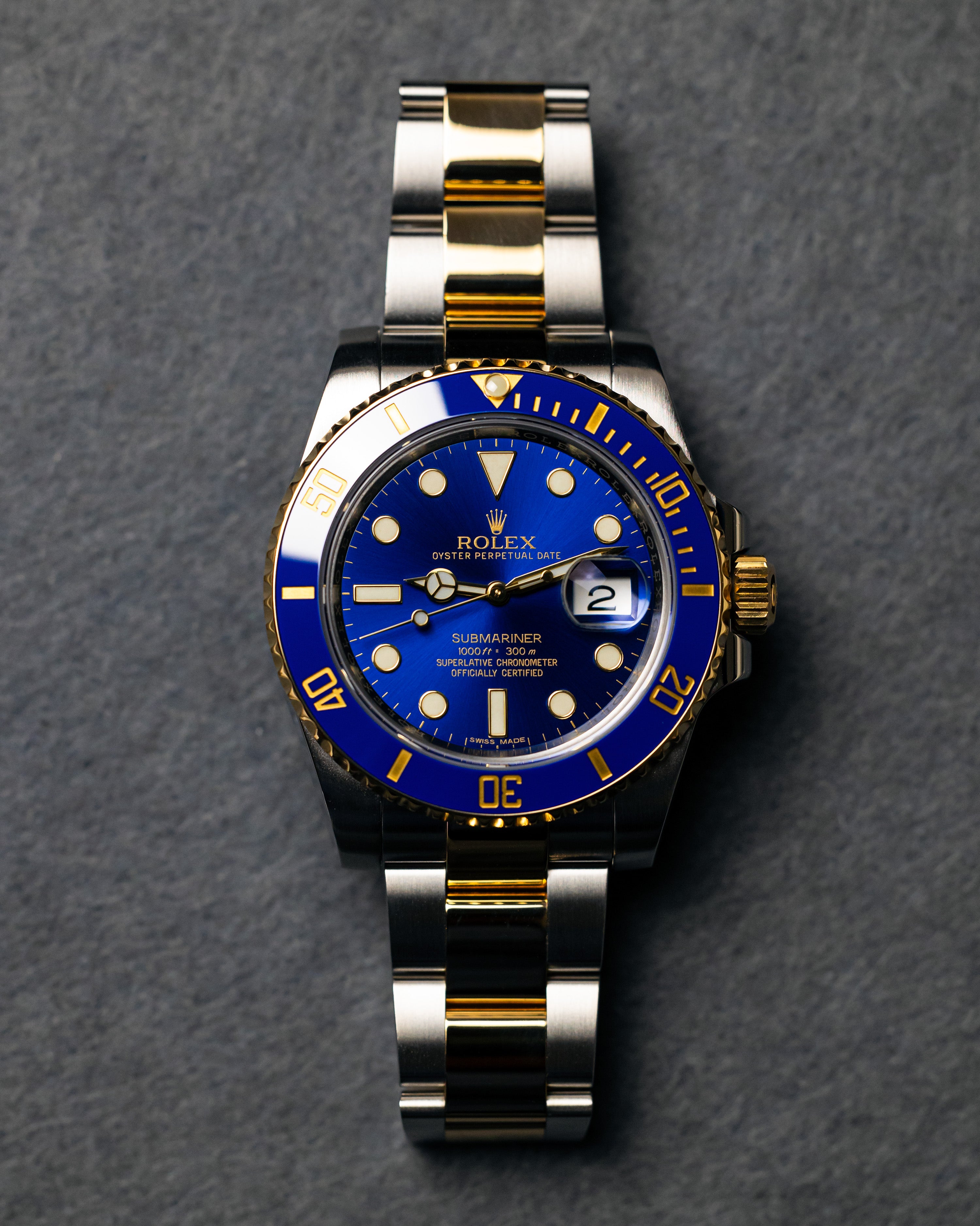 2015 Rolex Submariner Date Two-tone Bluesy