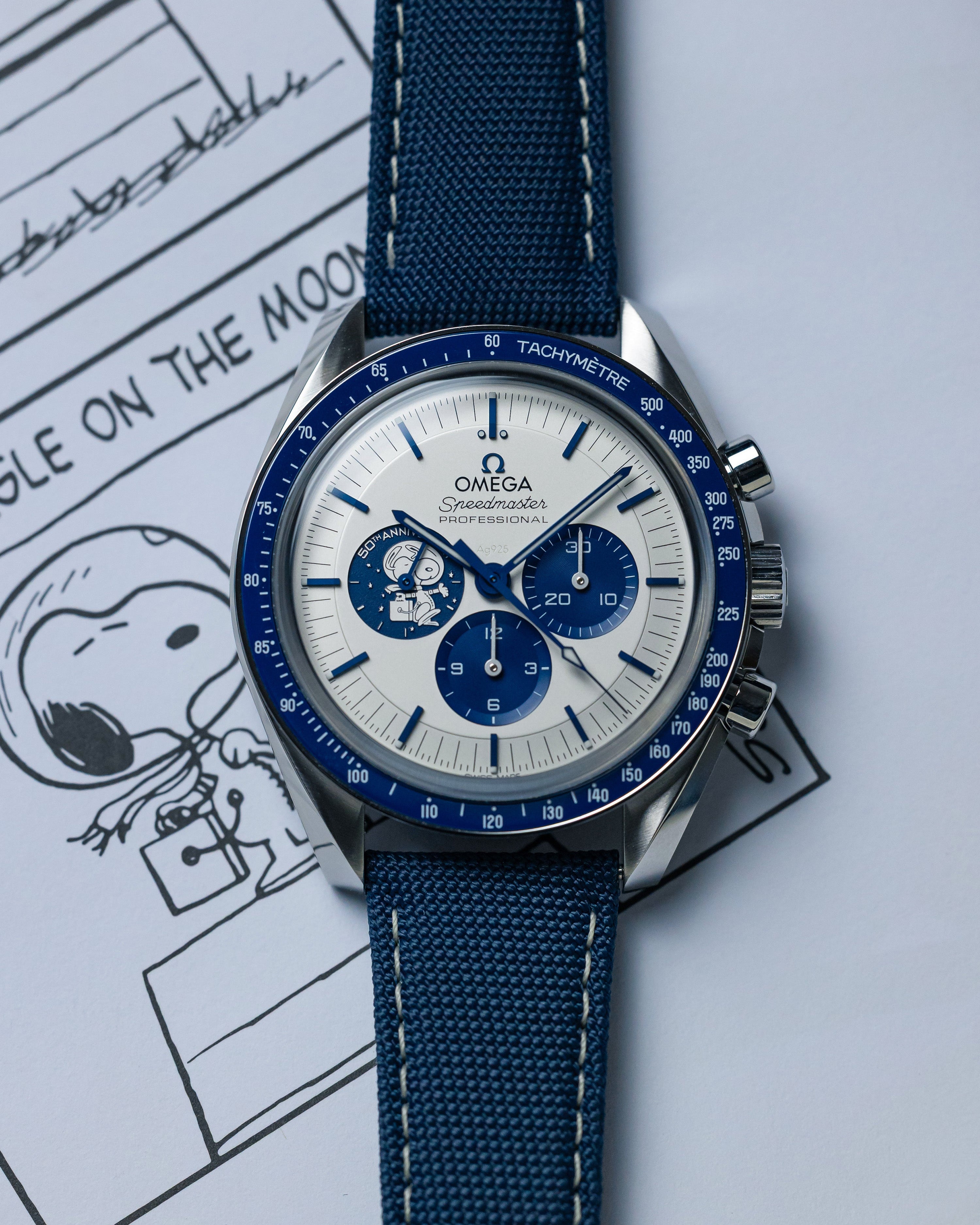 2025 Omega Speedmaster Silver Snoopy Award’50th Anniversary’