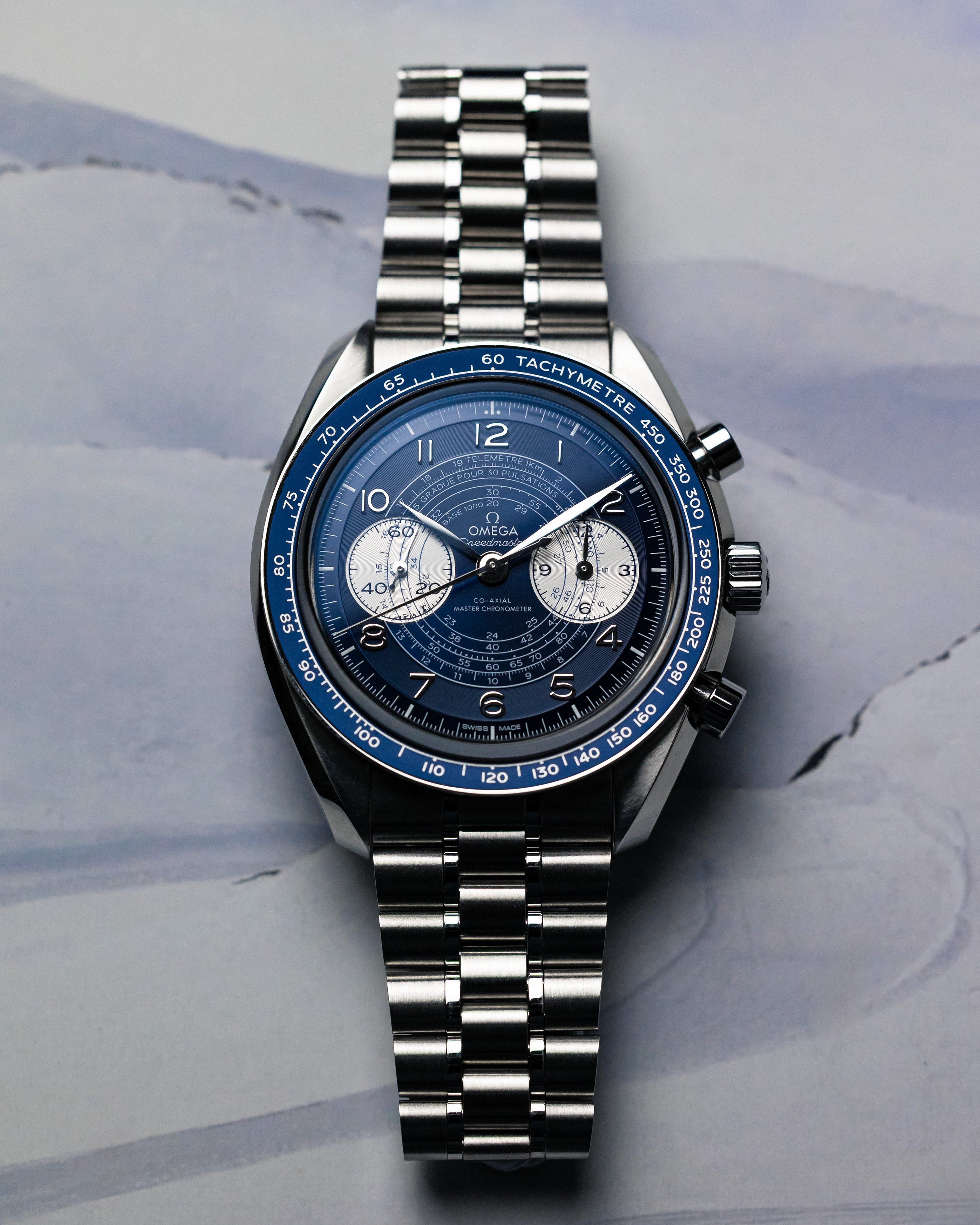 2022 Omega Speedmaster Chronoscope Blue