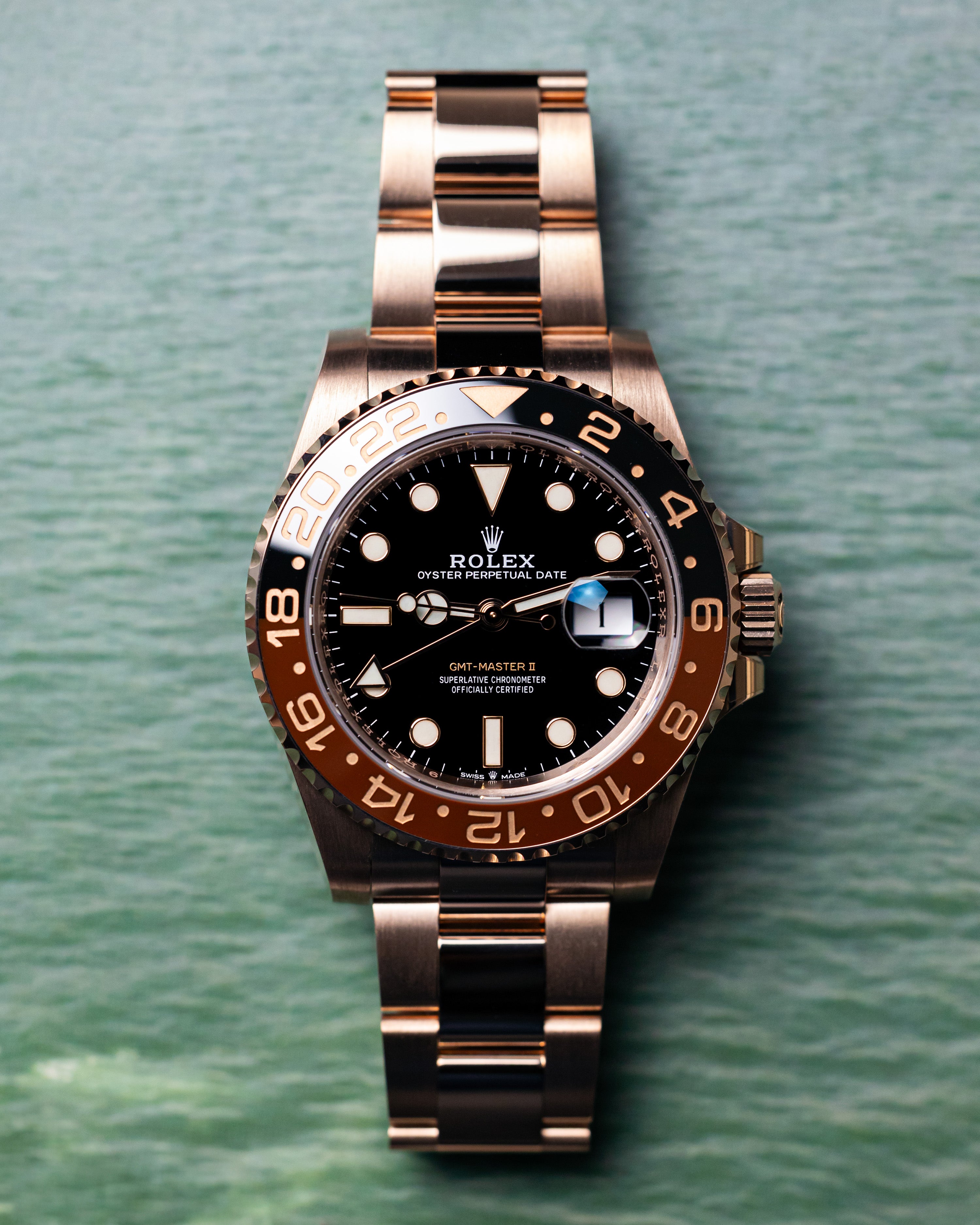 2021 Rolex GMT2 Rootbeer Solid Rose Gold – Circle Red Watches