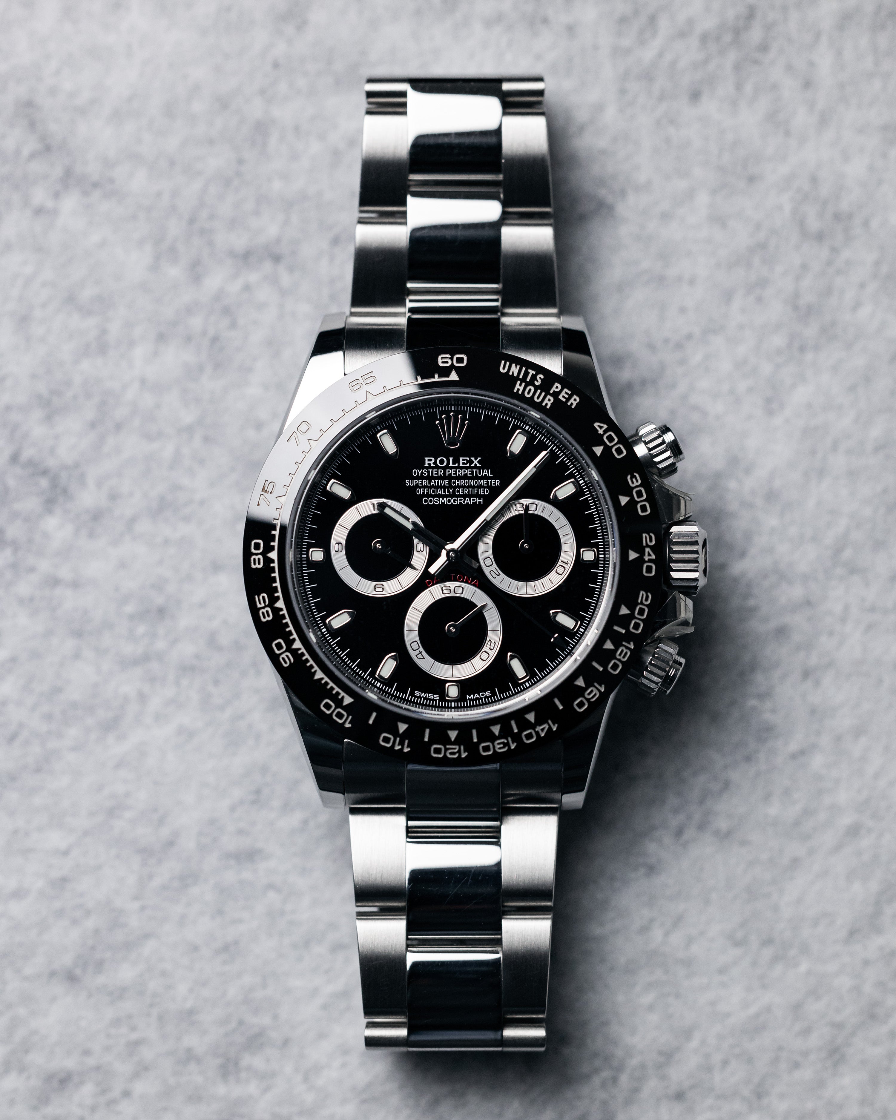 2022 Rolex Daytona Black Dial (Discontinued)