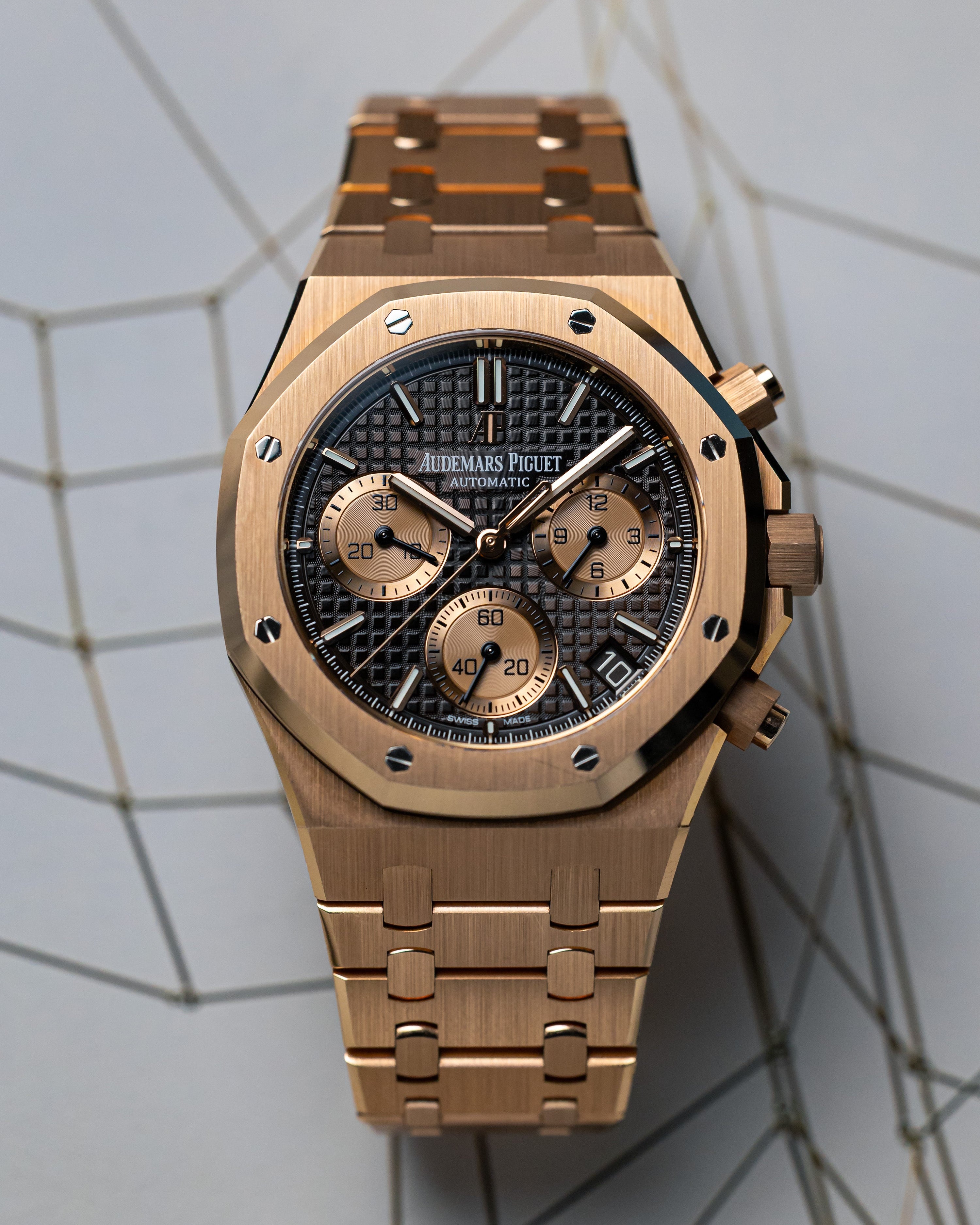 2021 Audemars Piguet Royal Oak Chronograph Rose Gold/Chocolate Dial