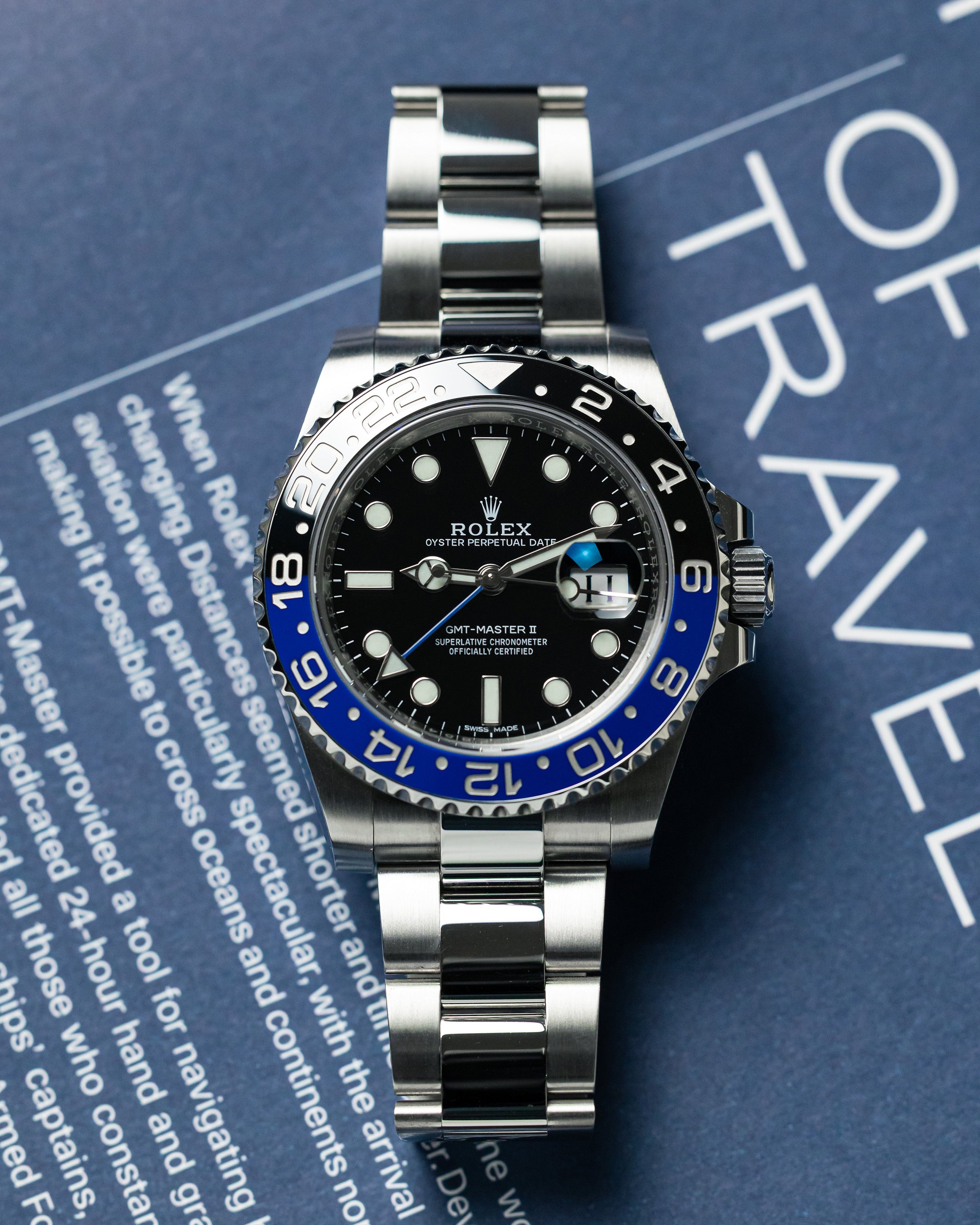 2016 Rolex GMT2 Batman