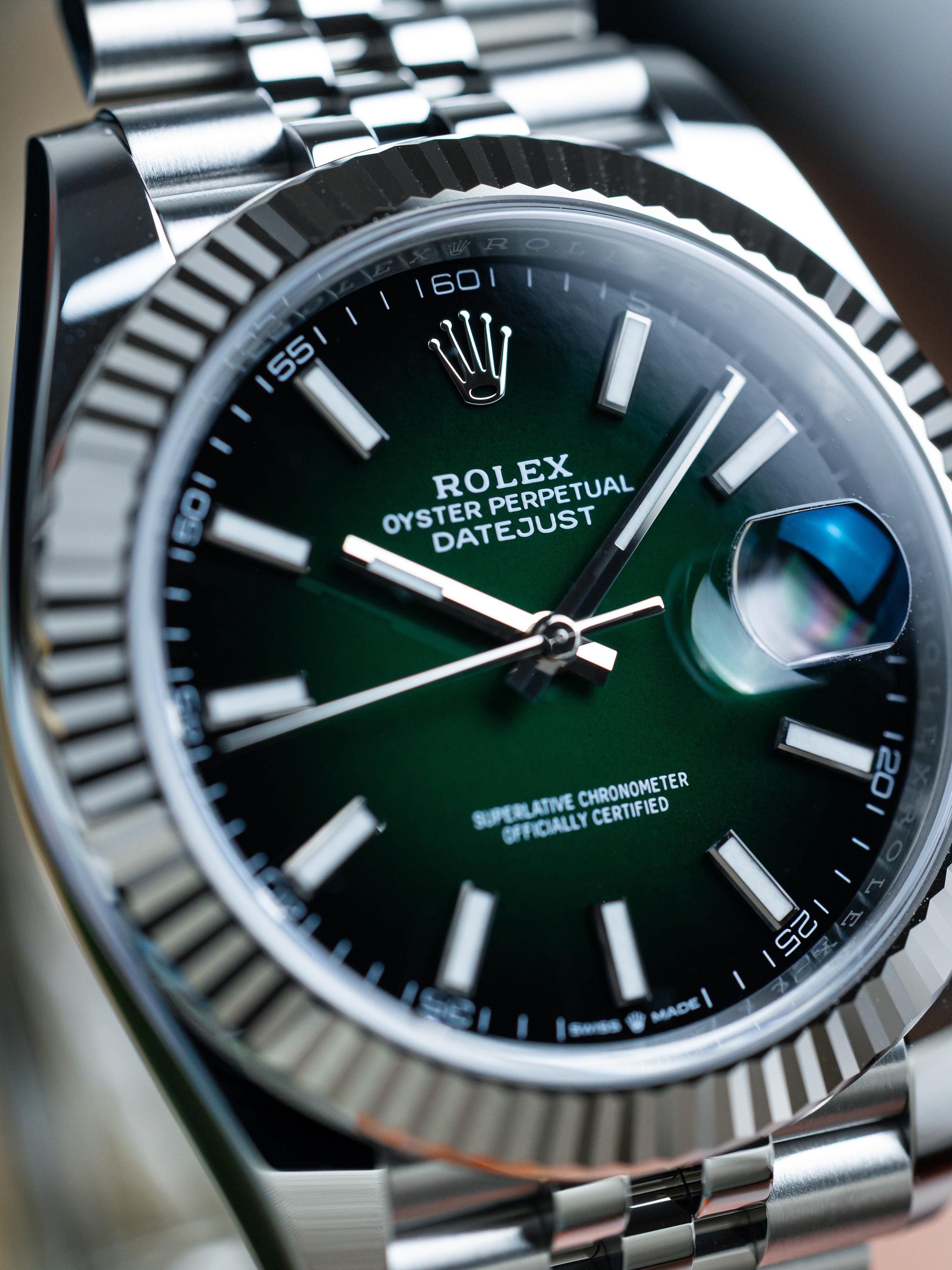 2026 Rolex Datejust 41 Green Ombré