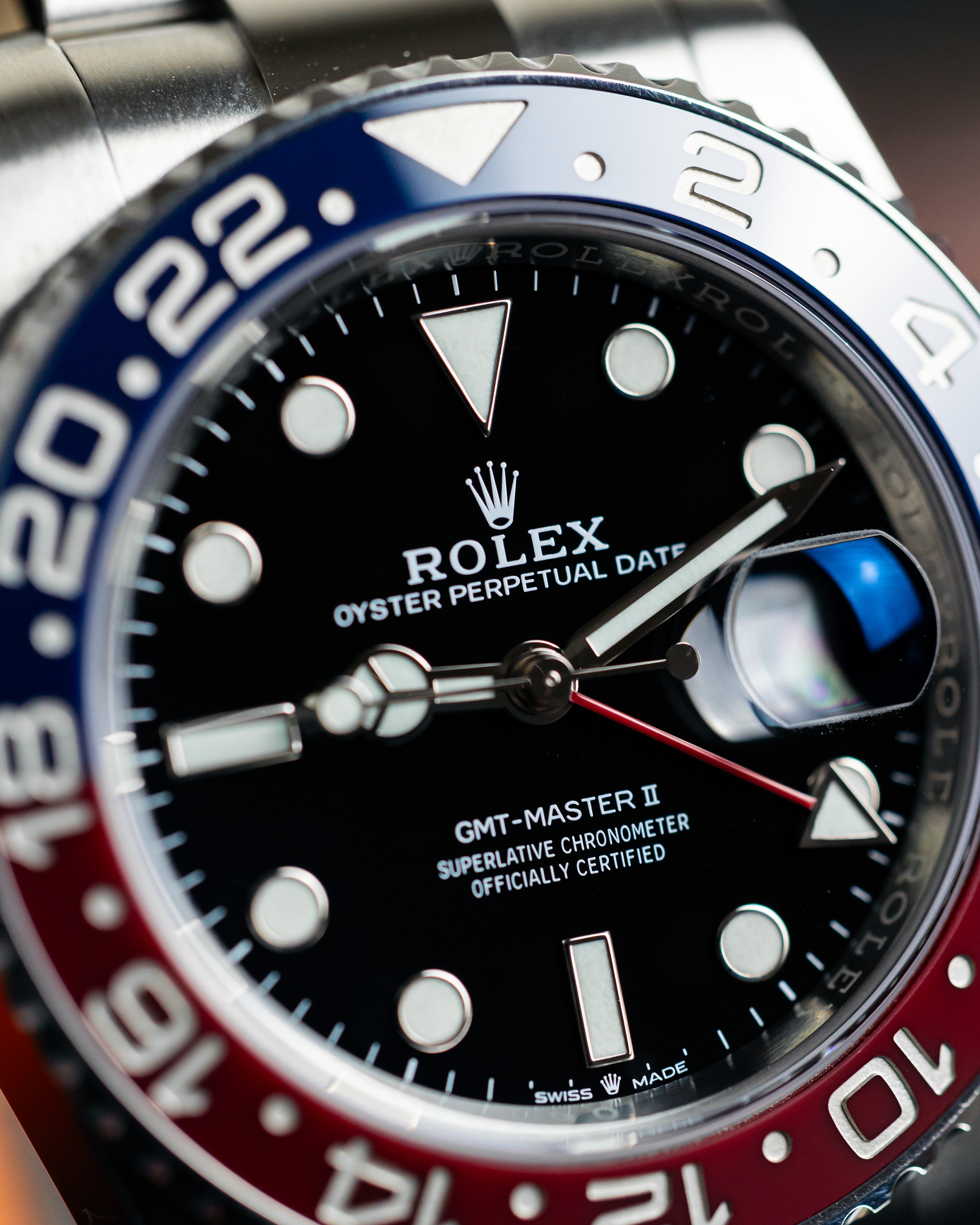 2021 Rolex GMT2 Pepsi Oyster