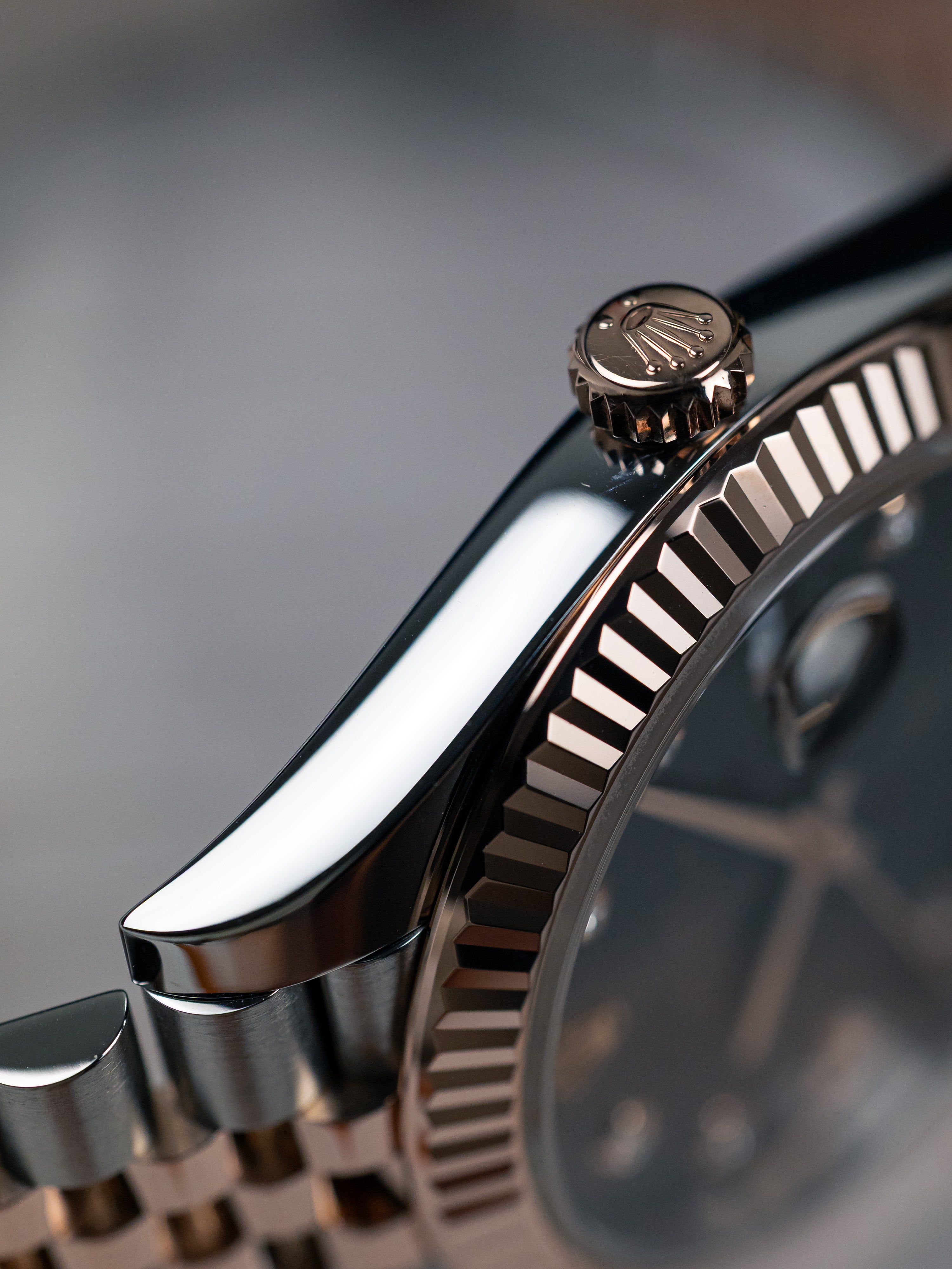 2023 Rolex Datejust 41 Rose Gold Chocolate Diamond Dial