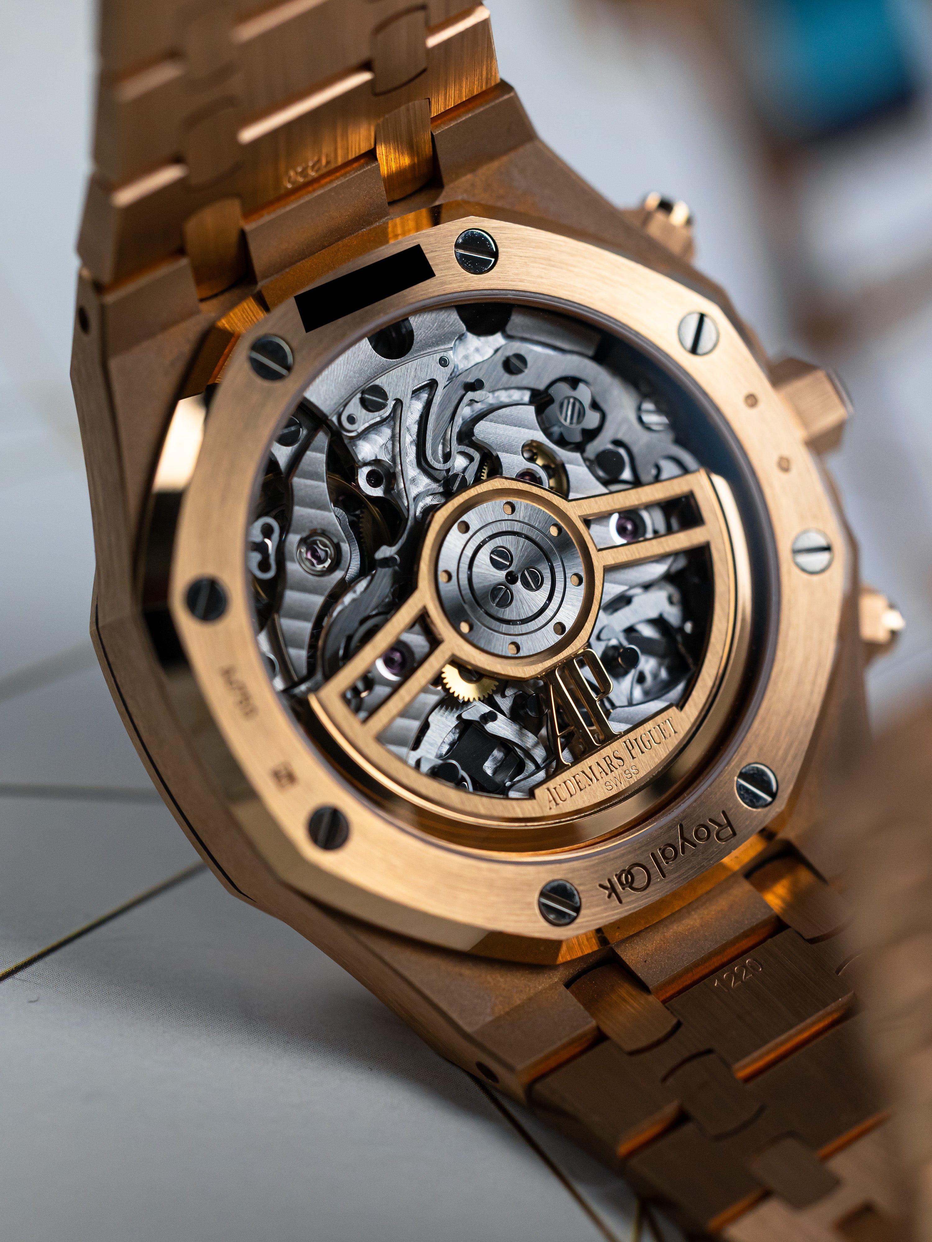2021 Audemars Piguet Royal Oak Chronograph Rose Gold/Chocolate Dial