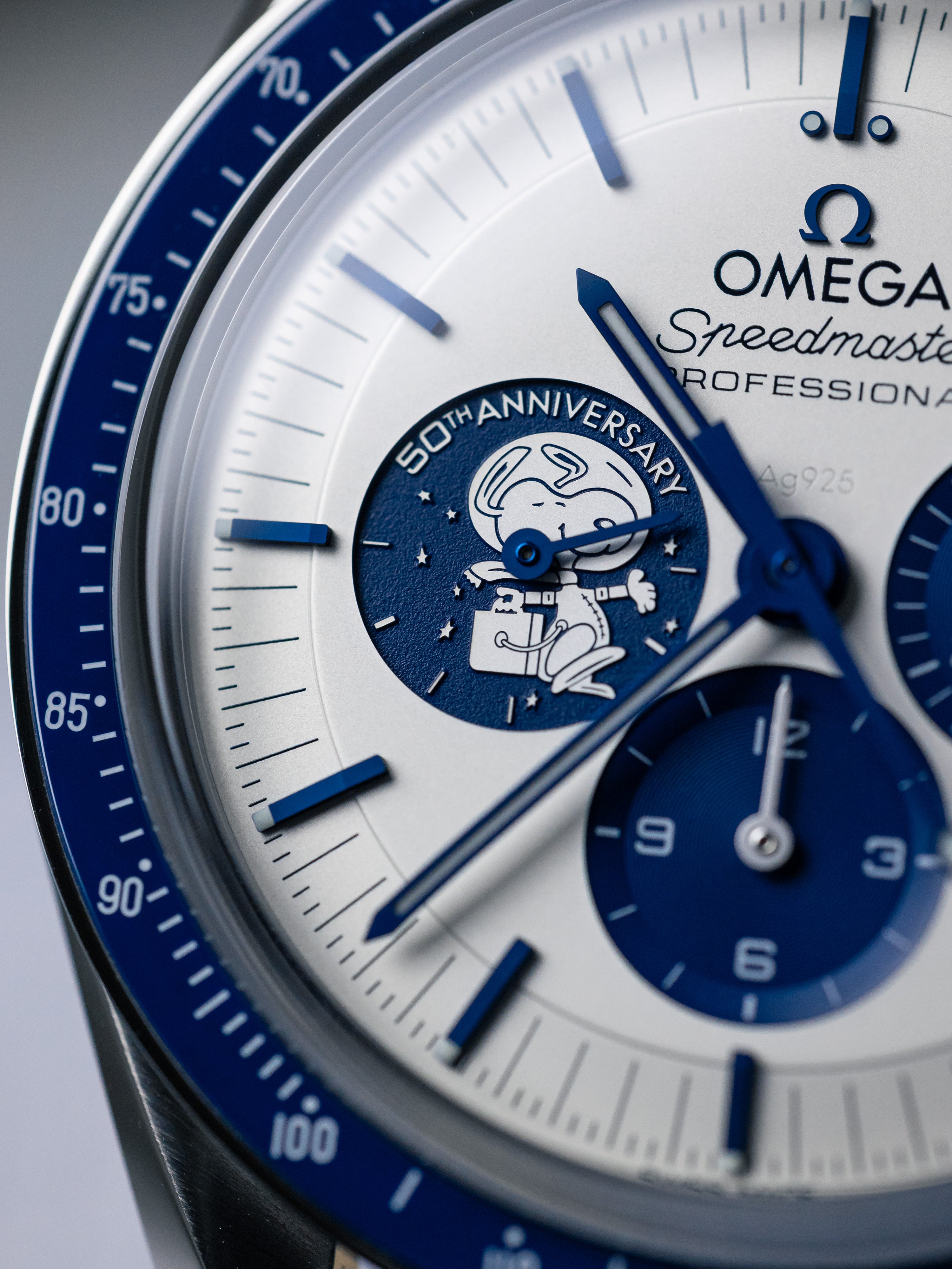 2025 Omega Speedmaster Silver Snoopy Award’50th Anniversary’