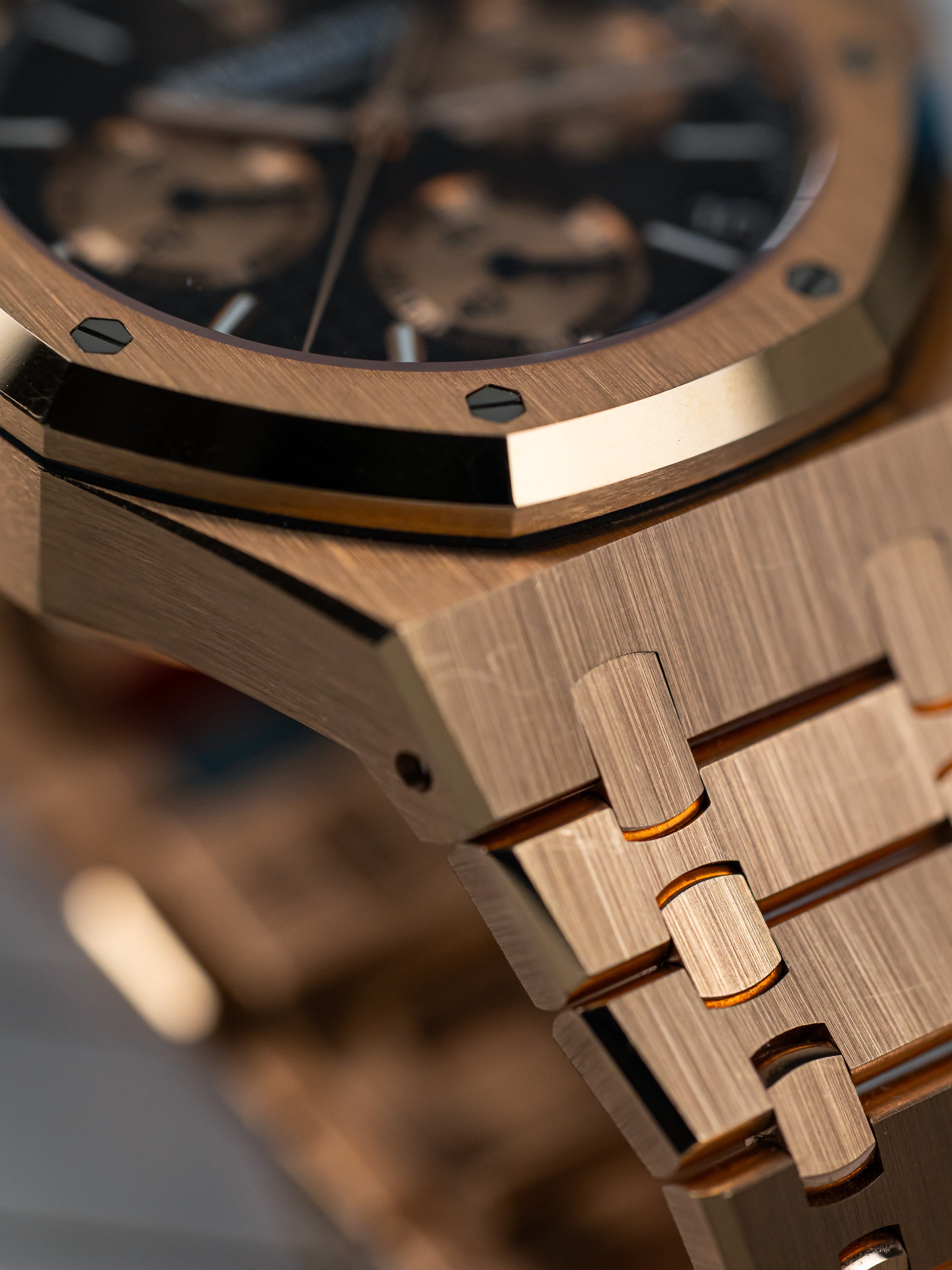 2021 Audemars Piguet Royal Oak Chronograph Rose Gold/Chocolate Dial