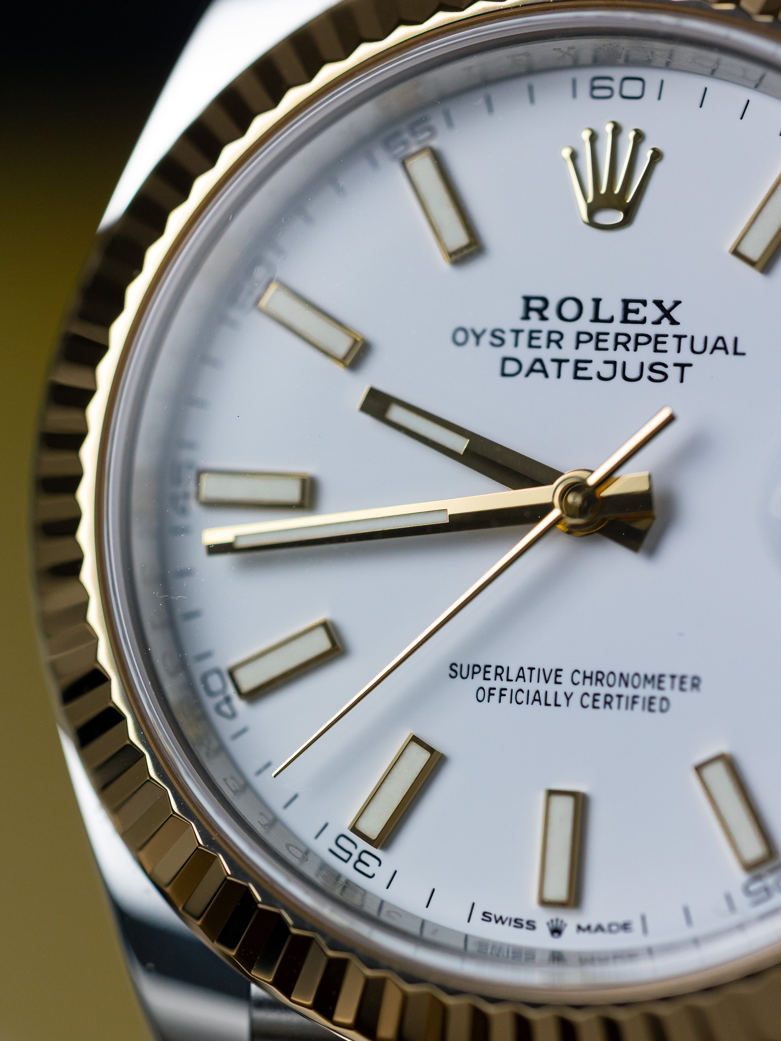 2020 Rolex Datejust 41 Two-tone White dial