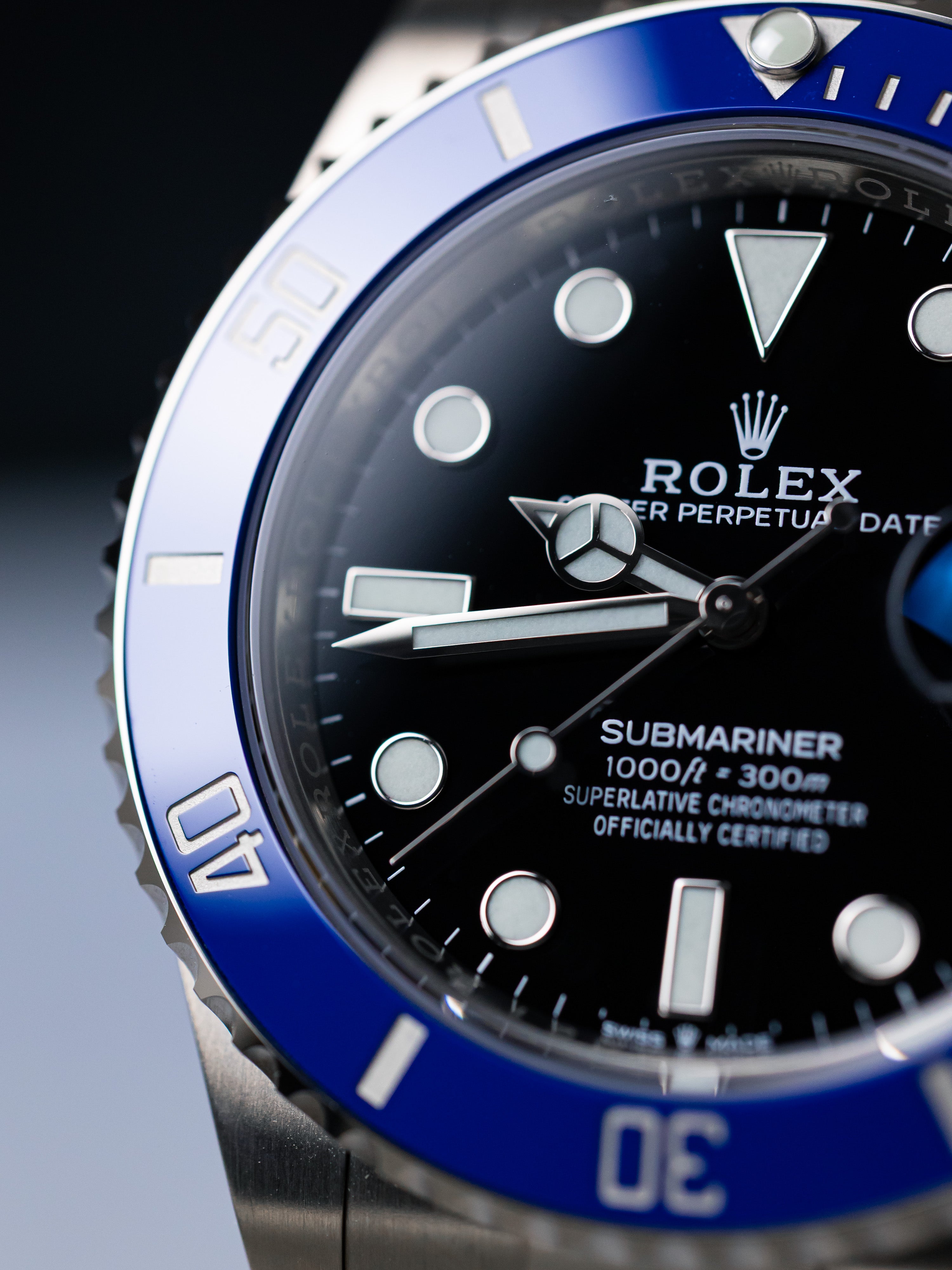 2023 Rolex Submariner White Gold Blue Dial ‘Cookie Monster’