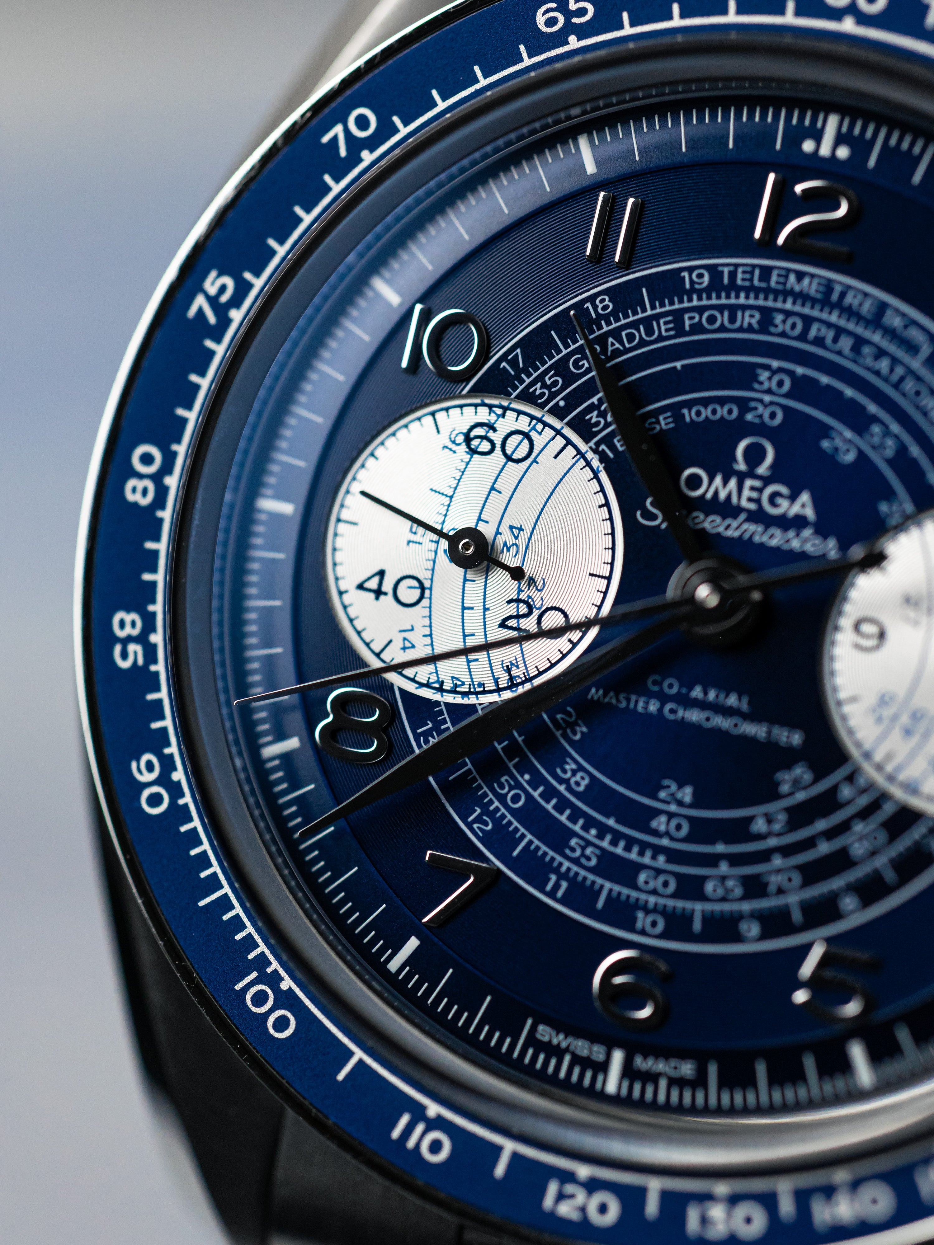 2022 Omega Speedmaster Chronoscope Blue