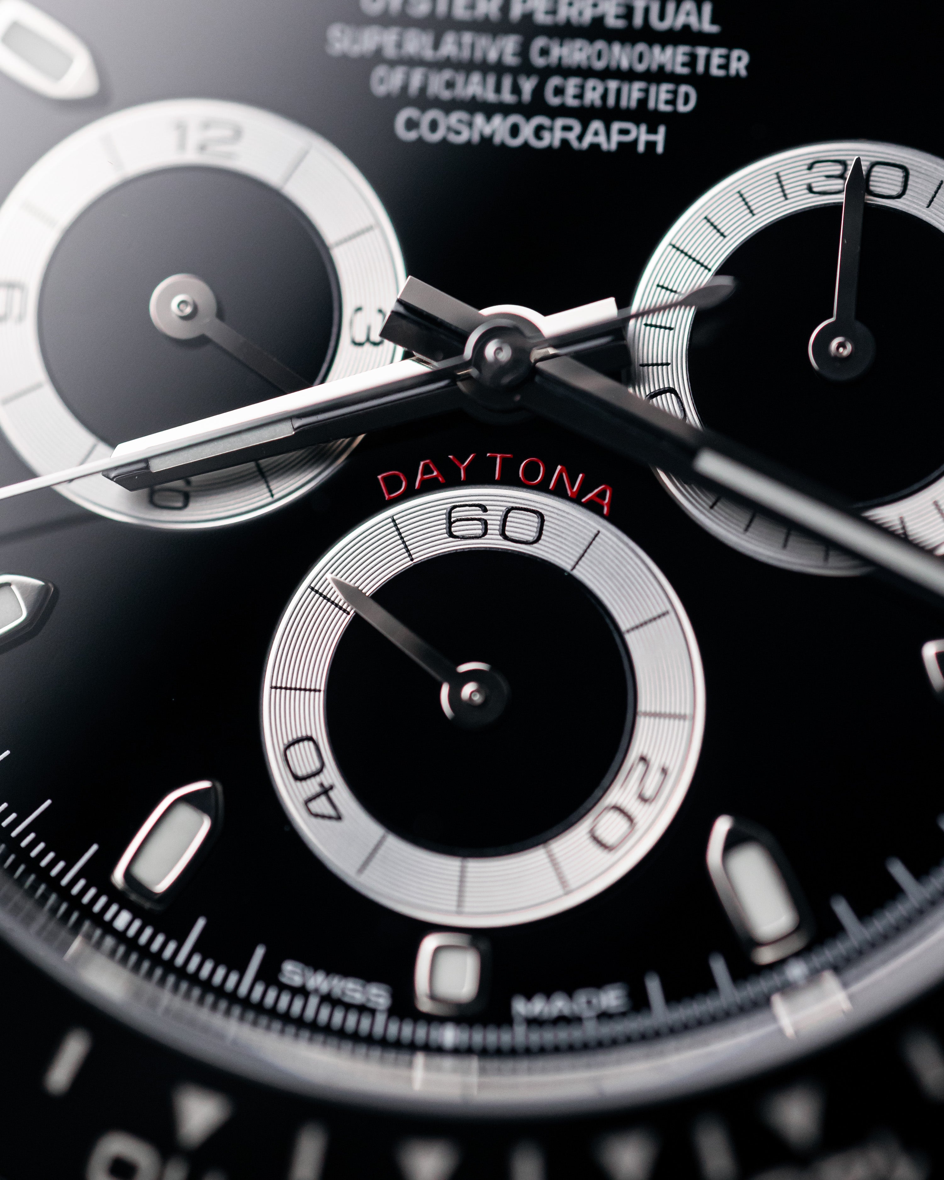 2022 Rolex Daytona Black Dial (Discontinued)