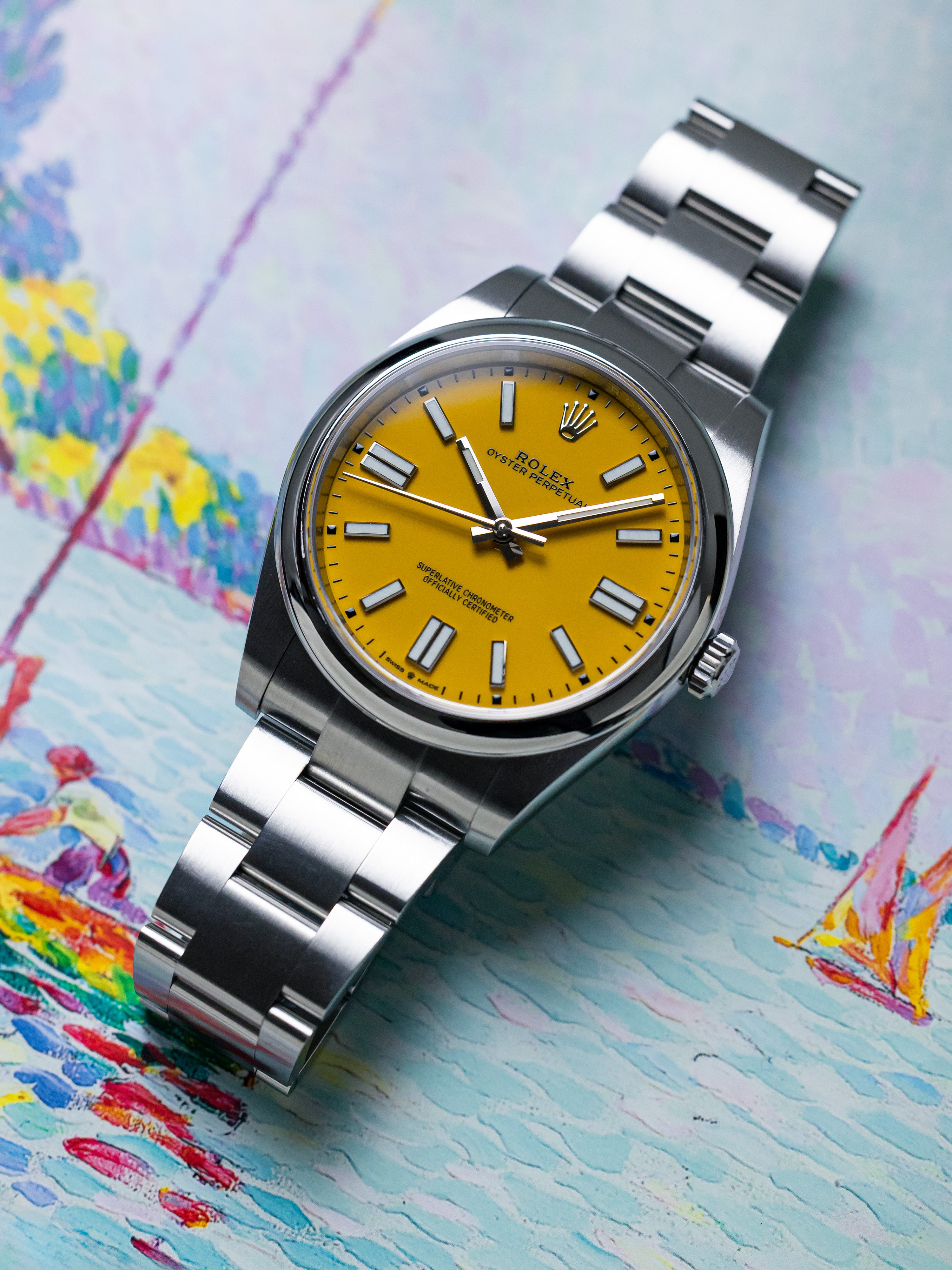 2021 Rolex Oyster Perpetual 41 Yellow (Discontinued)