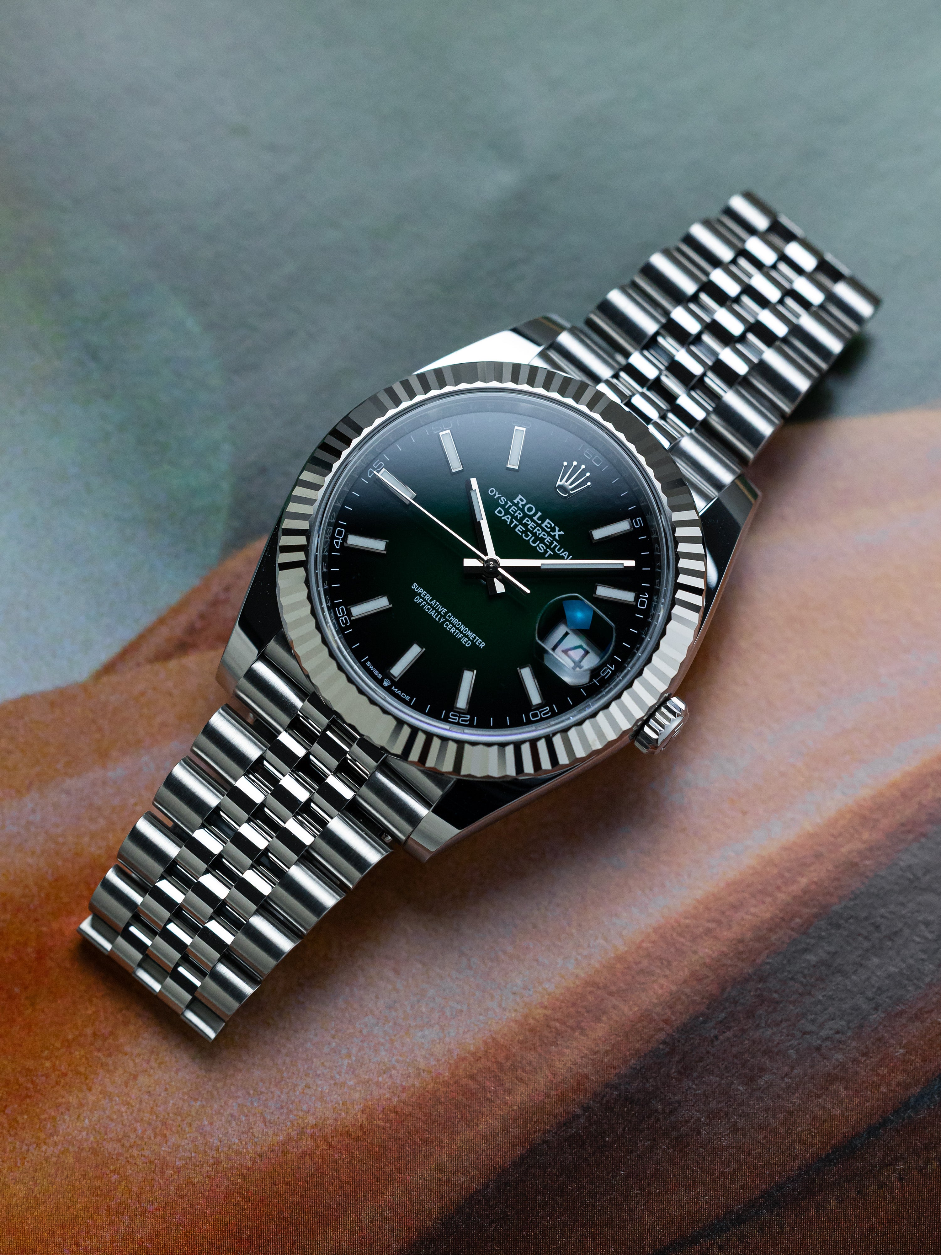 2026 Rolex Datejust 41 Green Ombré